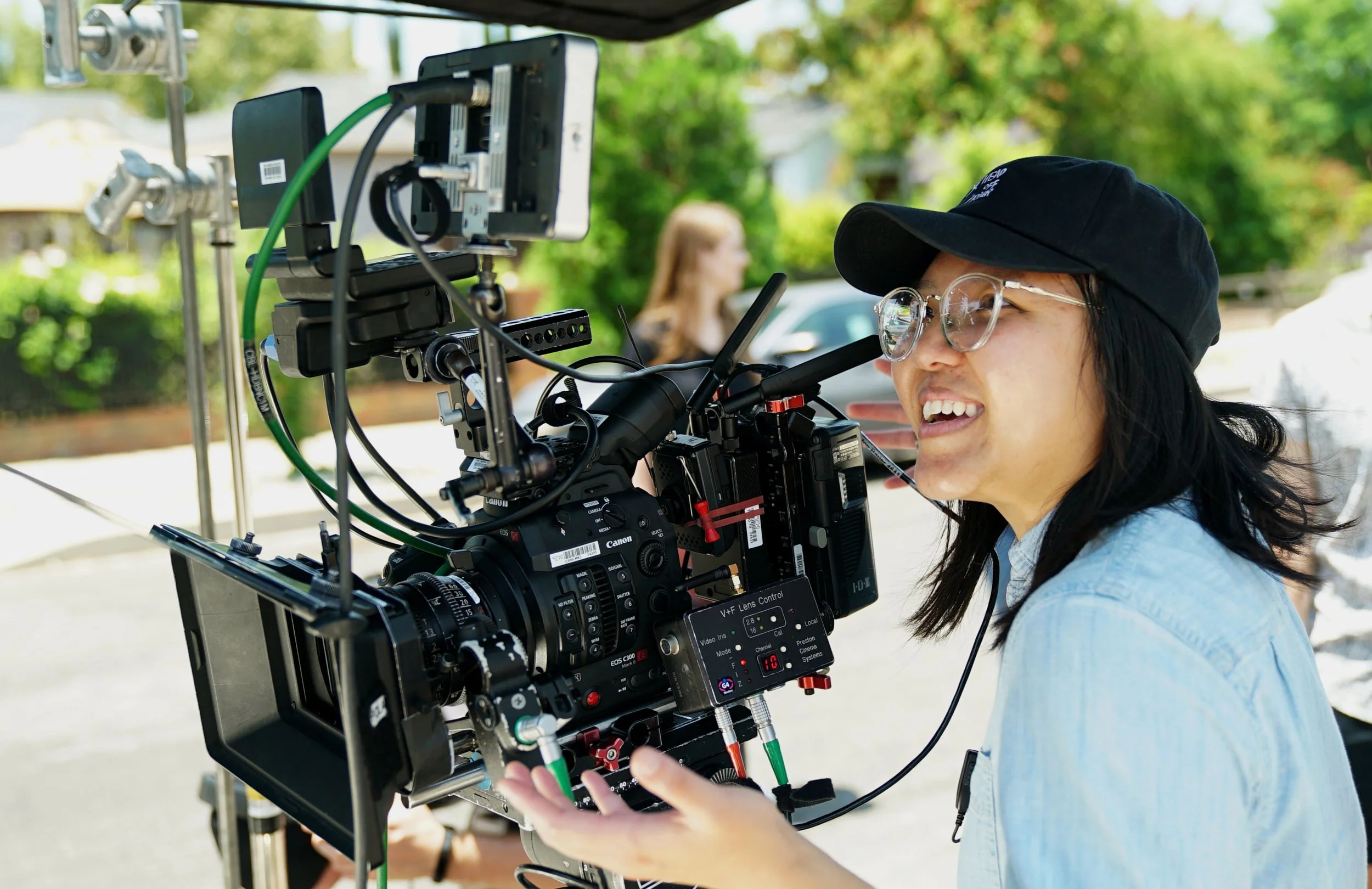 DP getting ready for a take