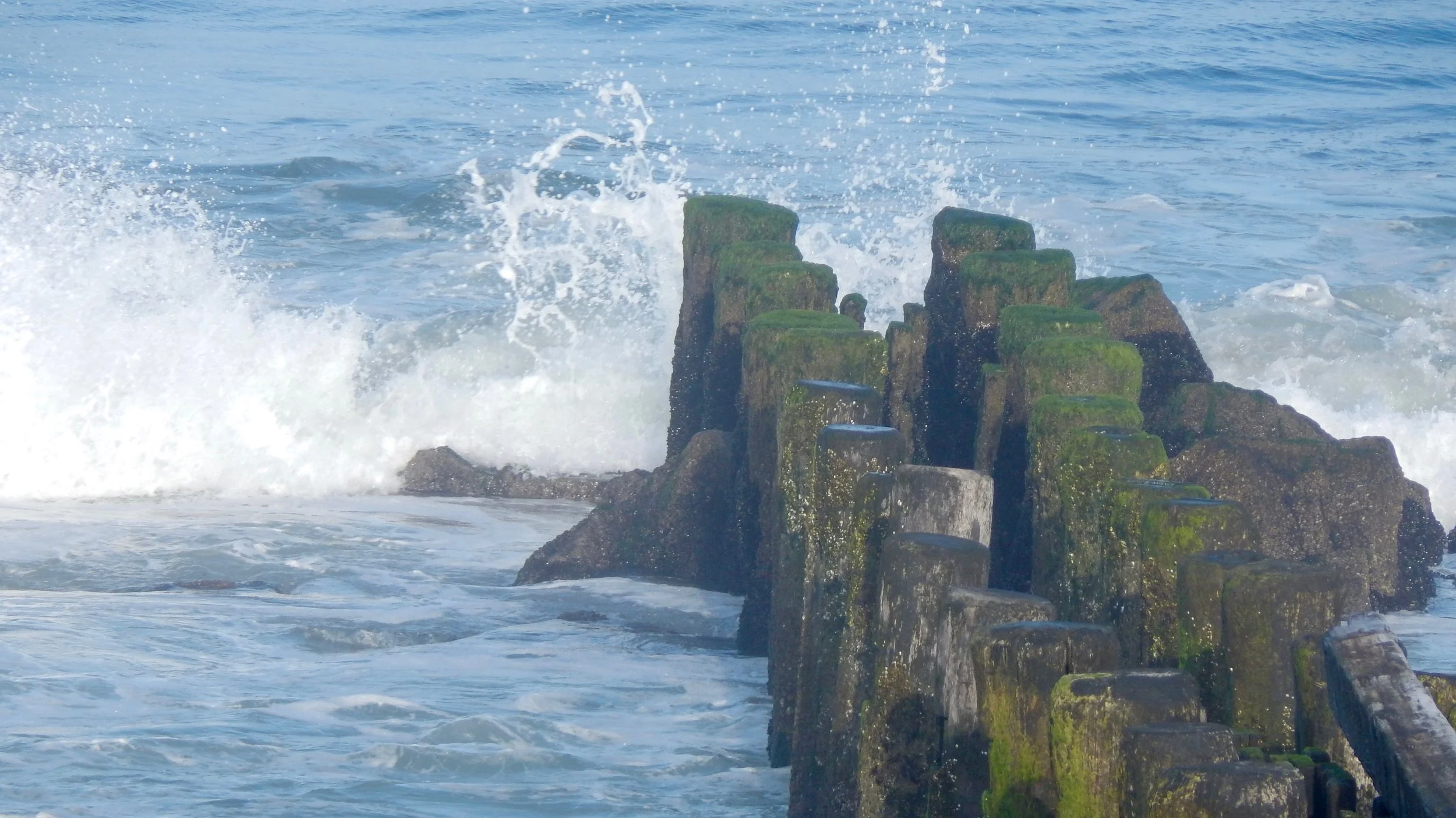 Waves Breaking on the Jetty - 2015