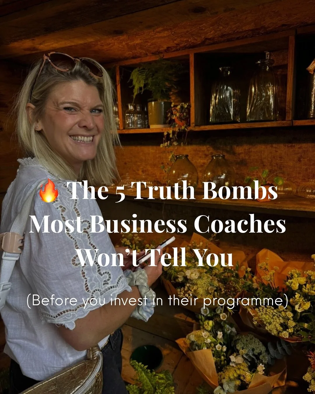 🚨 Excuse me while interrupt your feed to talk about some of the hyperbole and BS that&rsquo;s keeping brilliant coaches and consultants stuck (and quite frankly broke).

Here are the 5 Truth Bombs most business coaches won&rsquo;t tell you before yo