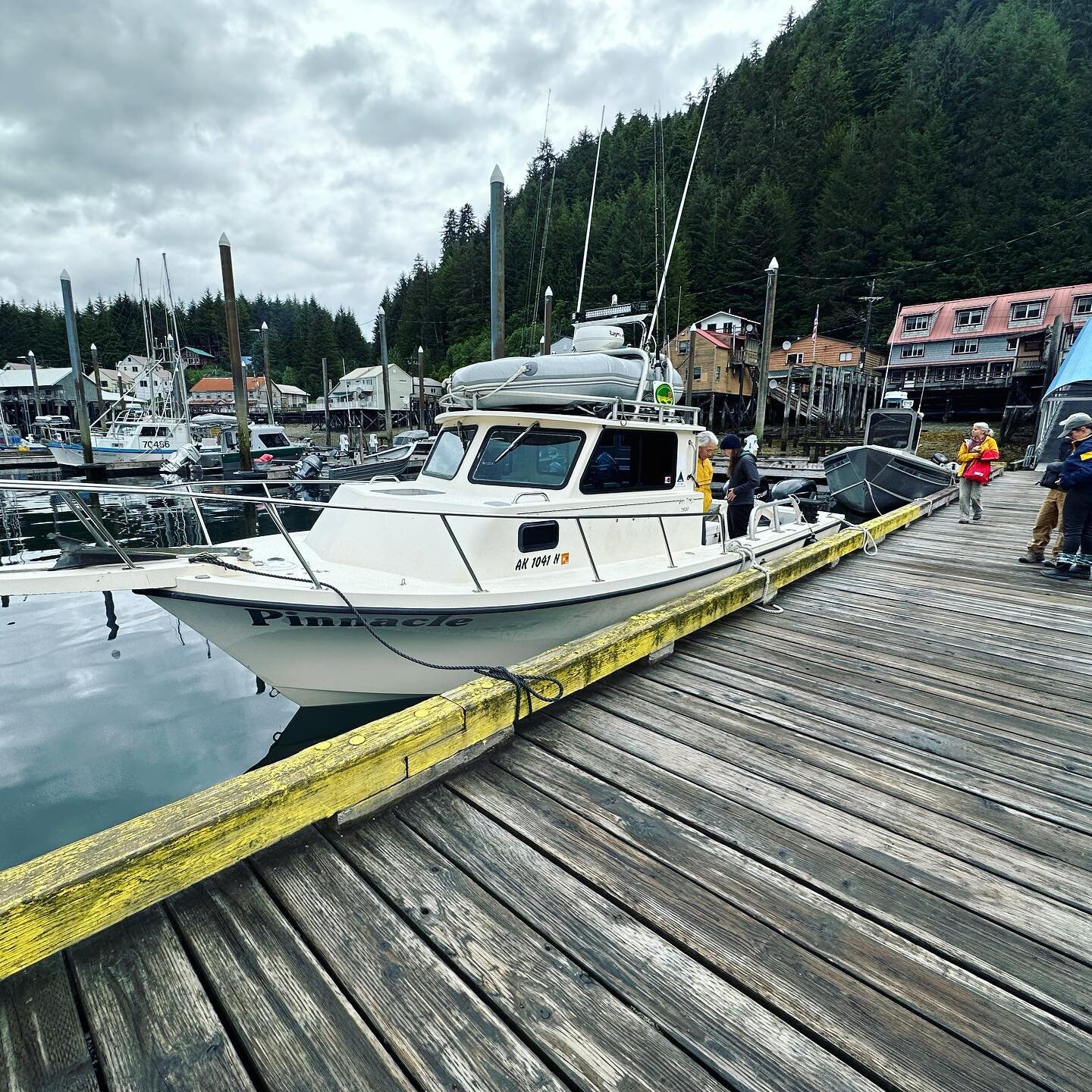 Did a quick trip to the town of Pelican which is about 80 nautical miles from Sitka.
Brought some @sitkawild folks  and their gear to the phonograph bay property that they maintain. 
#watertaxi #sitka #pelican #pelicanalaska #boating #alaska #sitka #