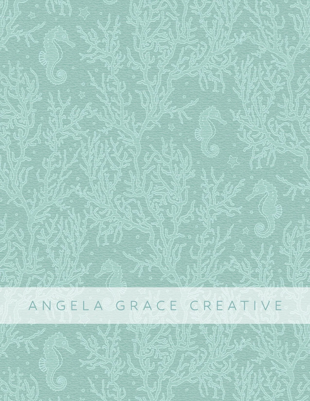 Coastal Seahorses & Coral - C1