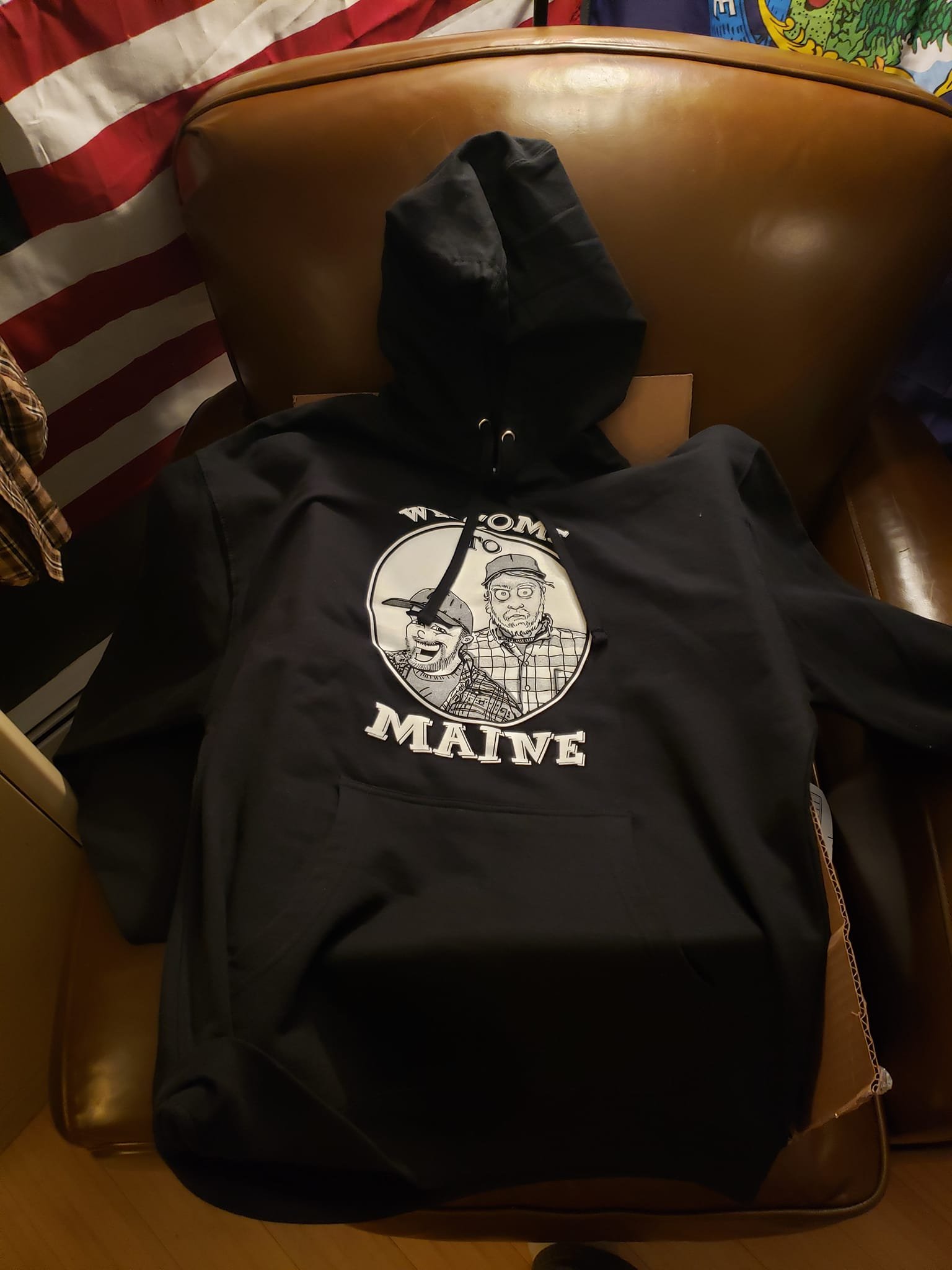 W2M OG Logo Hoodie — Welcome to Maine. Oh yuht.