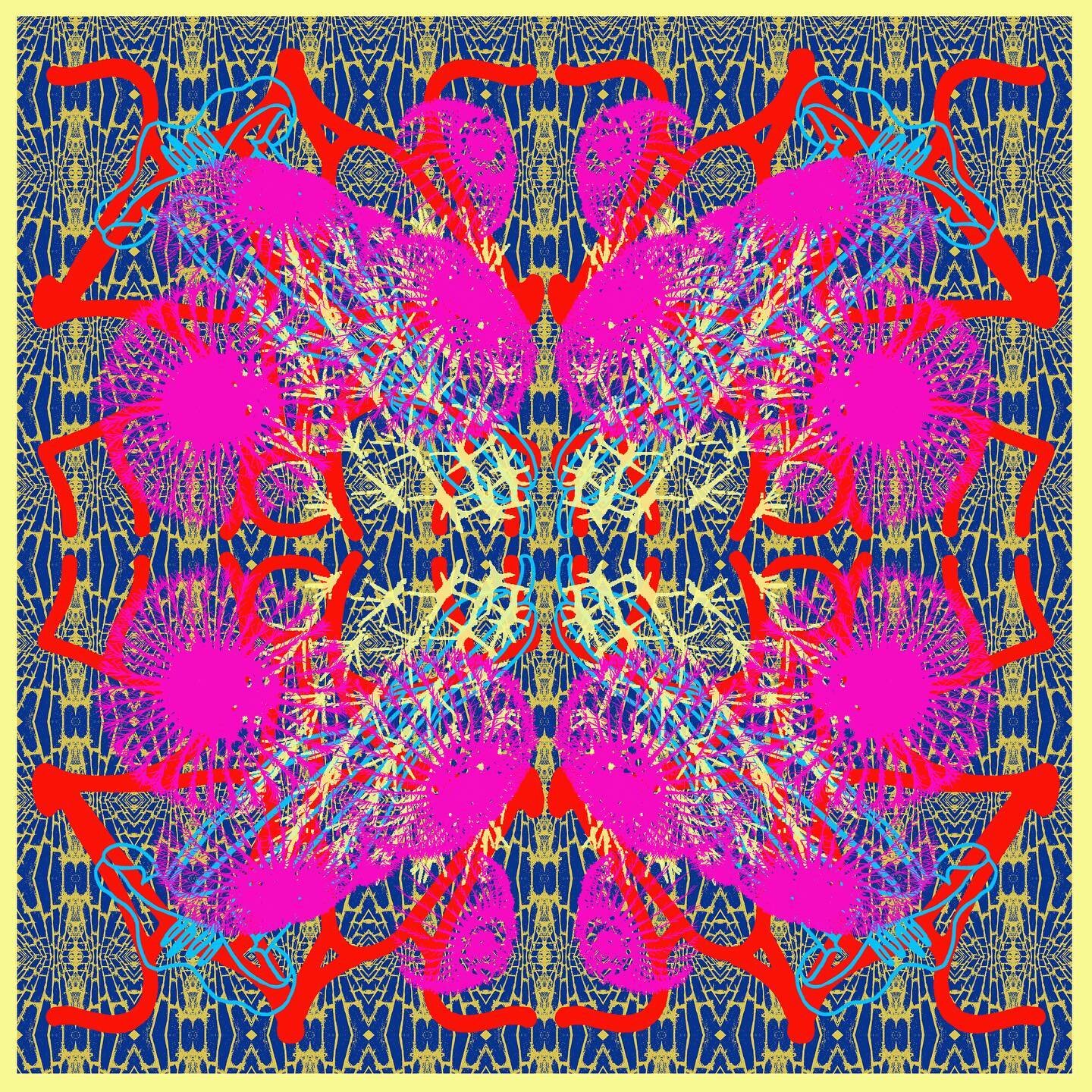 I've got my final photoshop pattern design course @citylitdigitalarts starting next week so I've been re-familiarising myself with it's complex and myriad feature. What I love about #photoshop is you can #draw, paint and photograph and mix it all up 