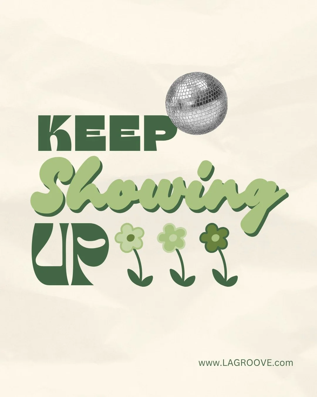 Your reminder to keep showing up! Your future self will thank you.