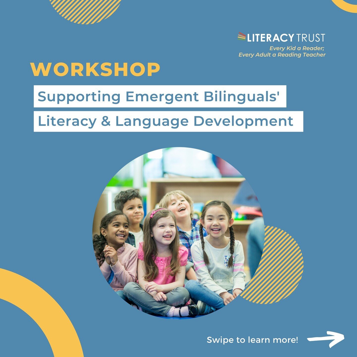 Register by this Friday, April 14th to receive the early bird rate! ⚠️ Join us for a live, interactive remote workshop on Supporting Emergent Bilinguals' Literacy &amp; Language Development. Attendees will learn about various assets of our multilingu