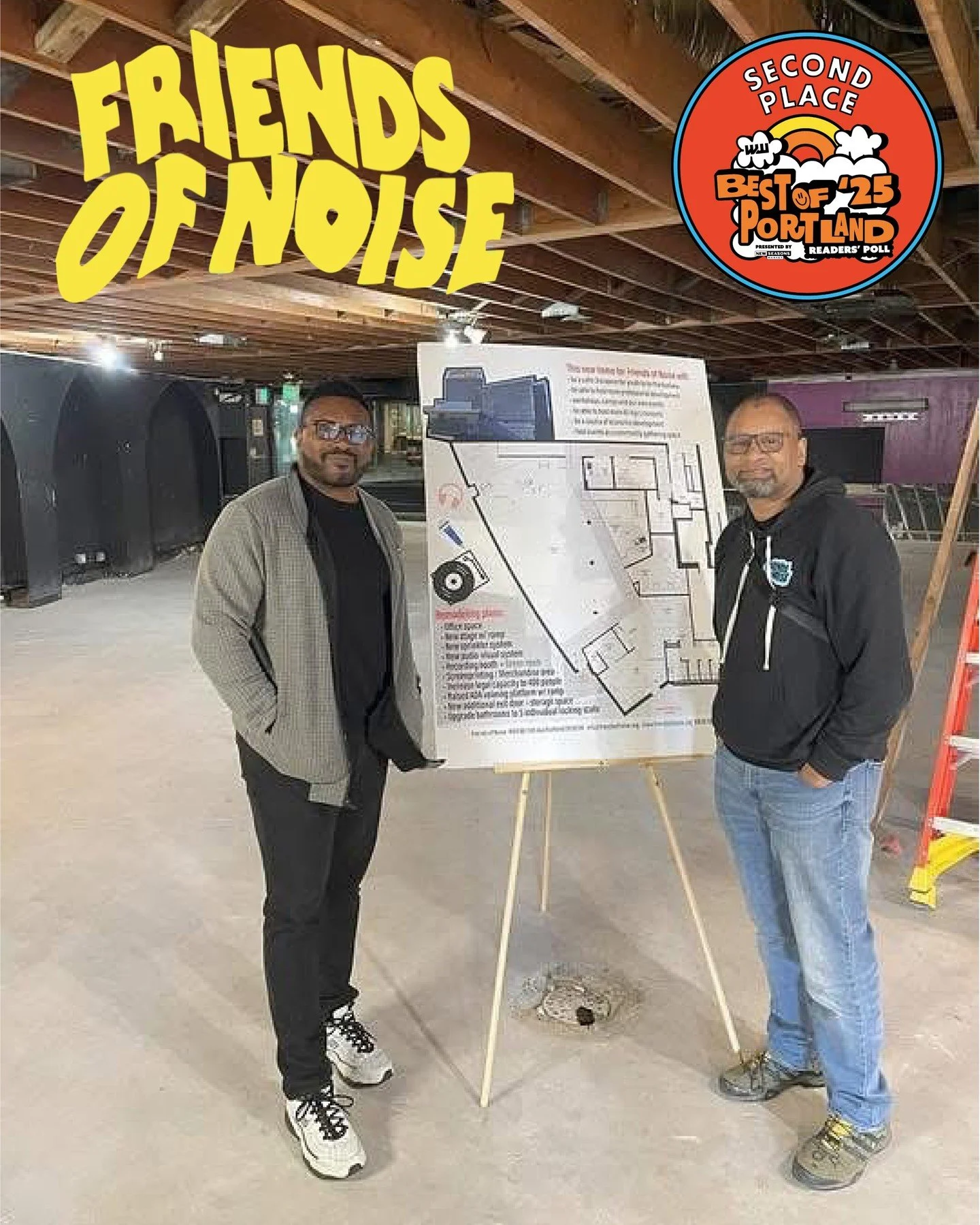 We&rsquo;re cheering on @friendsofnoise, who landed second place for Best Music School in the Best of Portland Readers' Poll! 

Friends of Noise is a nonprofit committed to creating safer, more inclusive access to the music industry for BIPOC and LGB