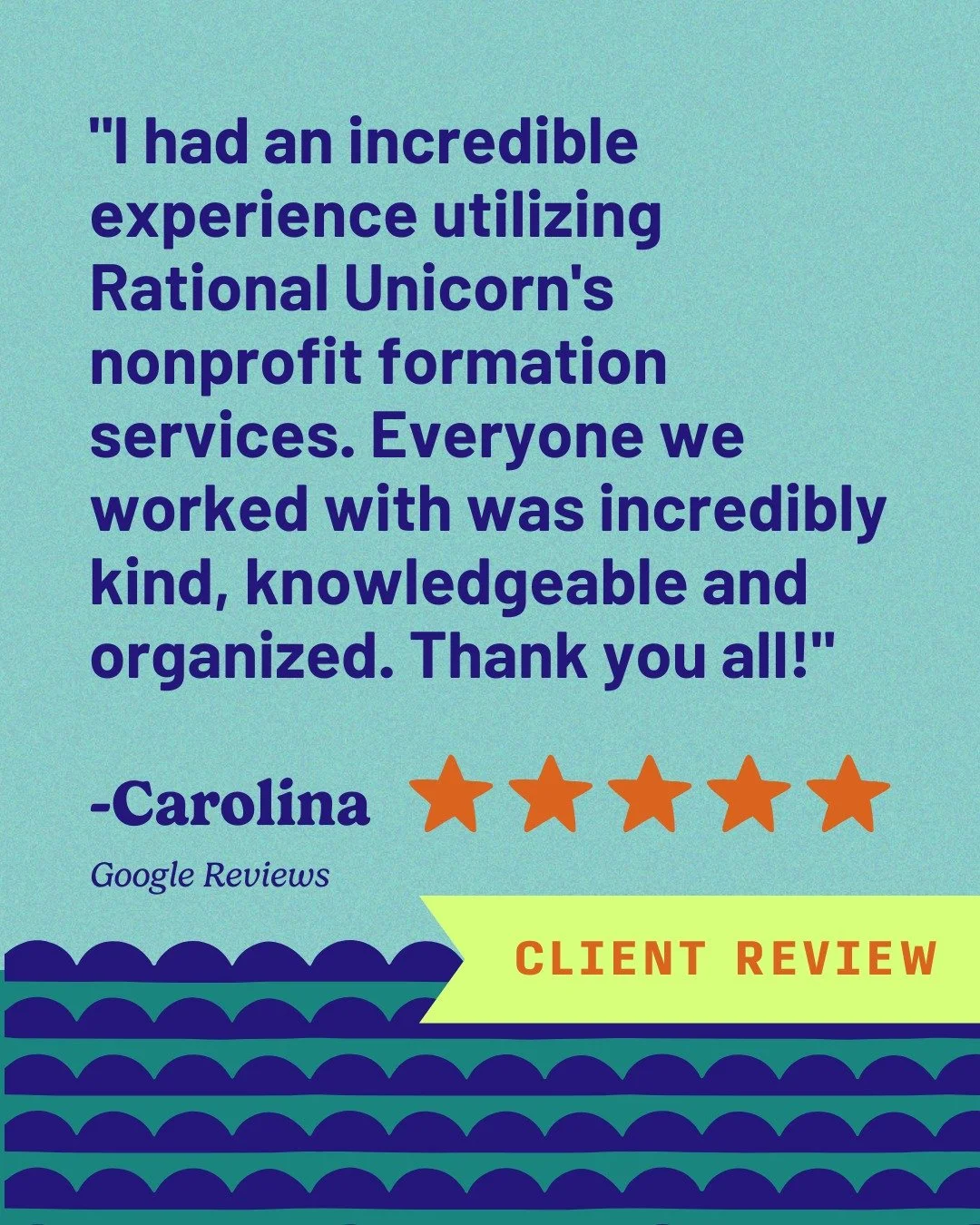 ✨ We love hearing from our clients! Helping nonprofits and small businesses get set up for success is what we&rsquo;re all about. Whether you are just starting out or ready to grow, we are here to support you at every stage of your journey.