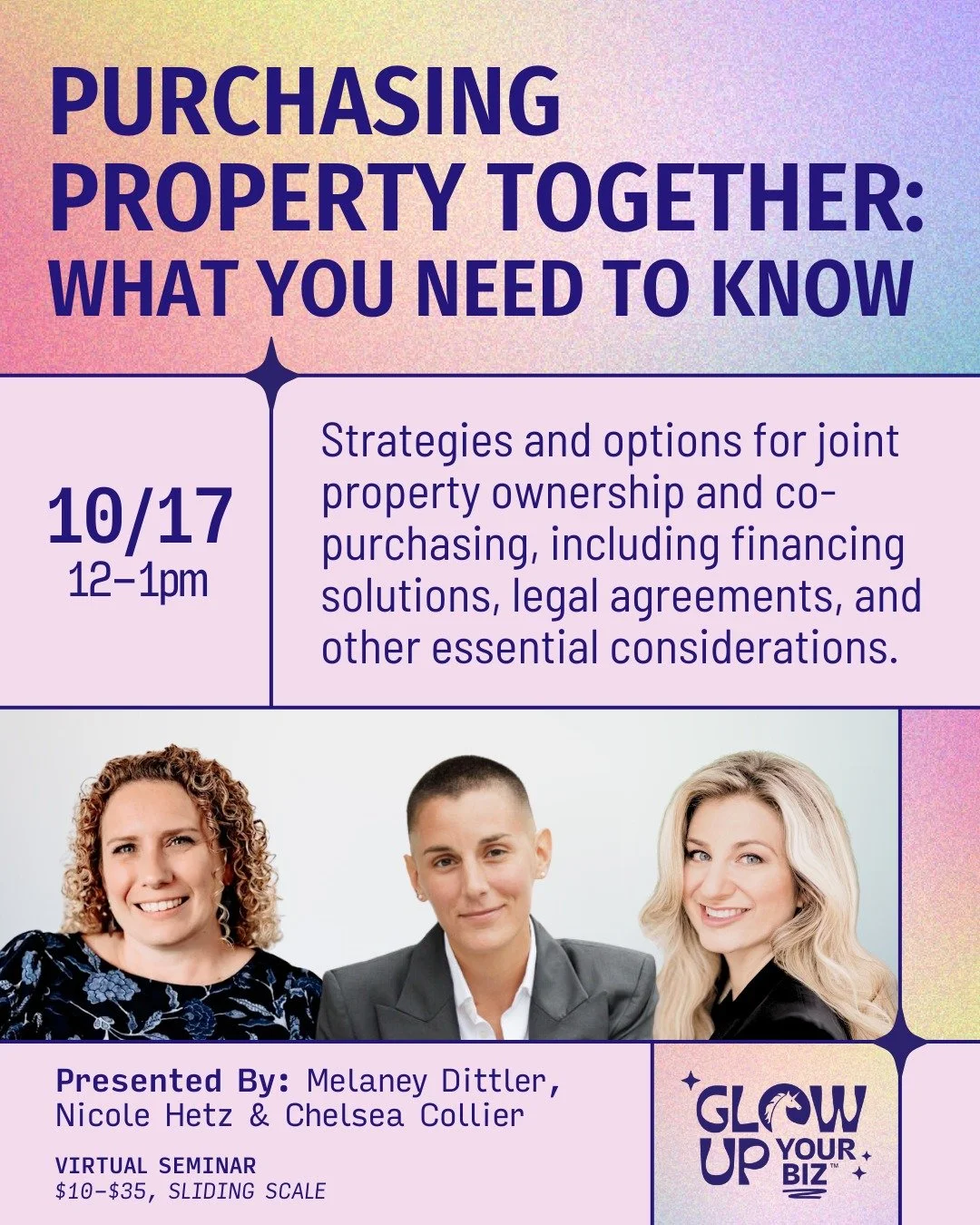 Dreaming of buying a home but not sure how to make it happen? Co-ownership could be your key! In this seminar, a panel of experts will guide you through buying with family or friends. From financing and finding the right property to creating agreemen