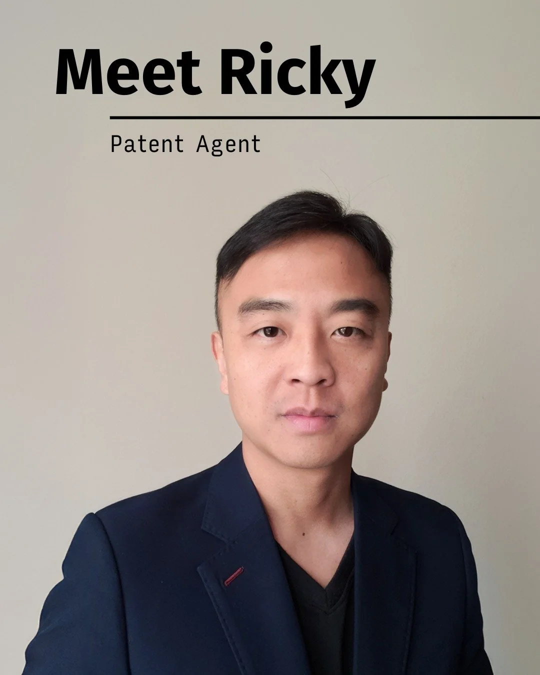 Meet Ricky Lam, our Registered Patent Agent and innovation enthusiast. ⚙️ With experience prosecuting hundreds of patents across technologies like semiconductors, robotics, lasers, and satellite communications, Ricky helps inventors and businesses pr