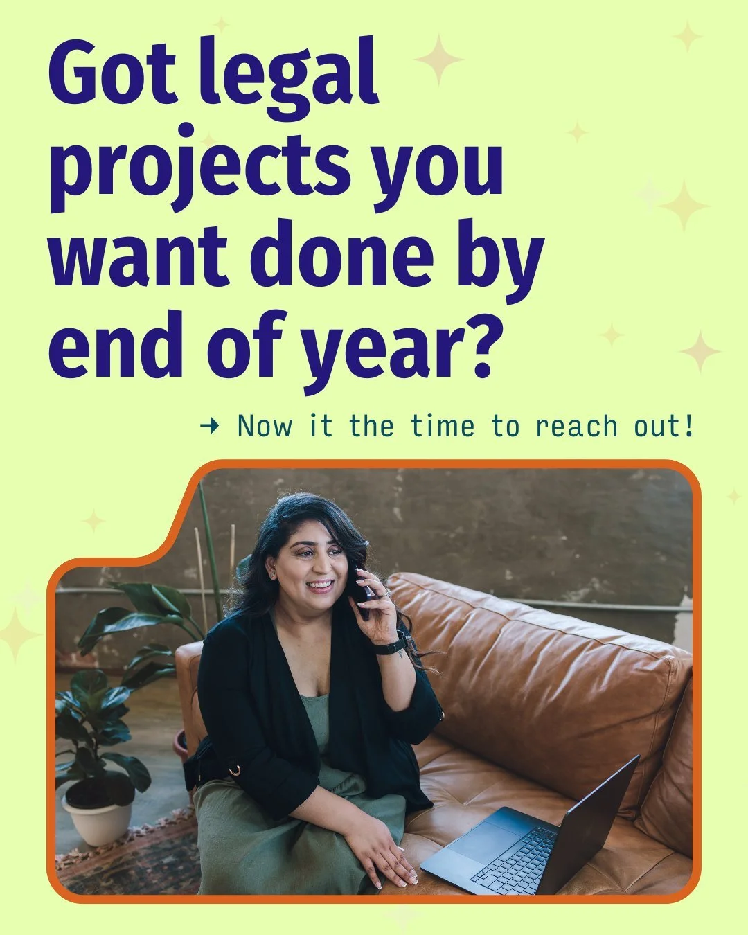 End of the year is approaching fast! If you have a legal project you want completed by the end of 2025, now&rsquo;s the time to reach out. Contact us via our website to make sure your project is finalized before the year wraps up.