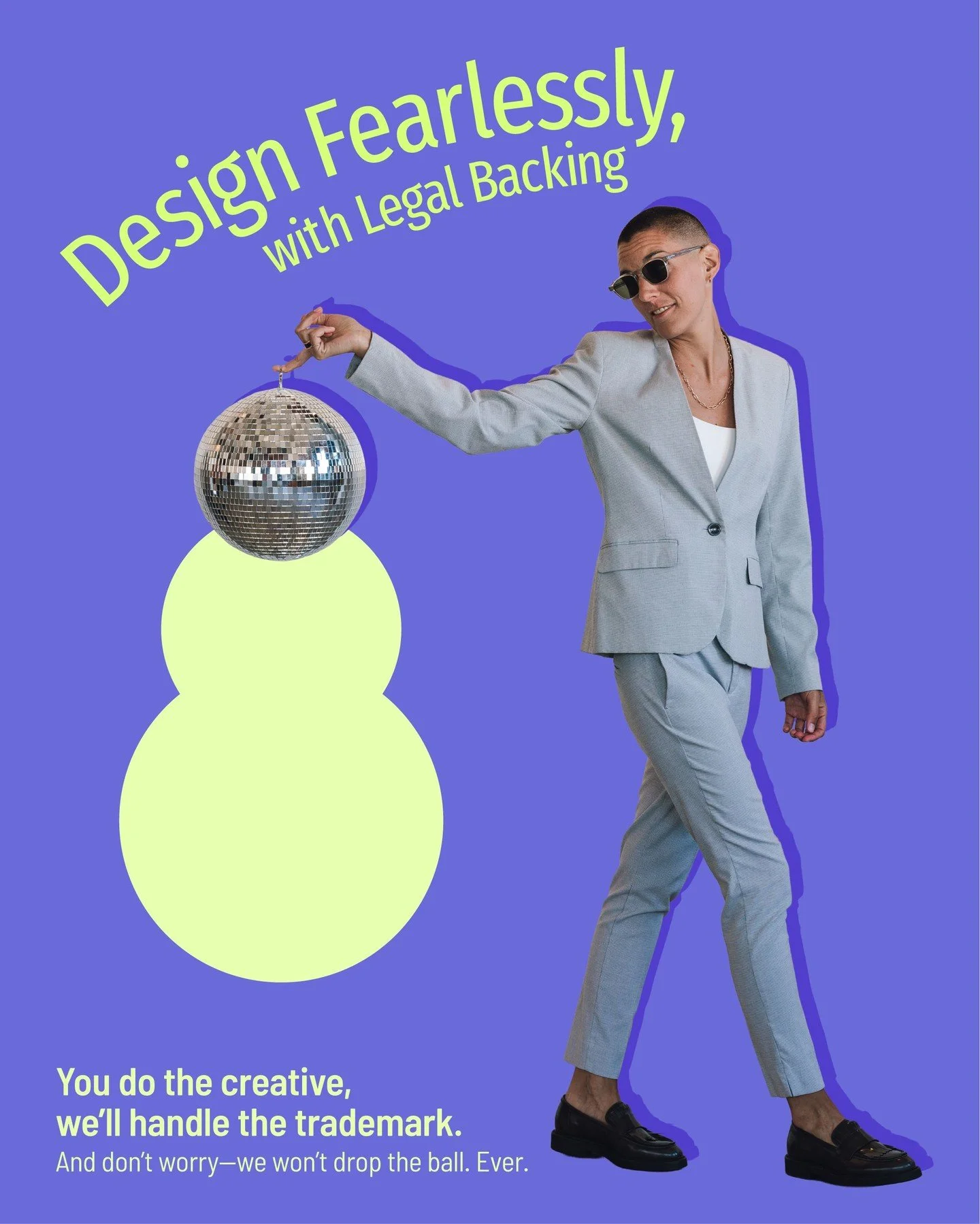 🎨✨ Designing a brand? Here&rsquo;s a fun plot twist: Your gorgeous new logo might be&hellip; illegal. 😬 (We know. We hate it too.)

But don&rsquo;t panic! 
That&rsquo;s why we created Legal Guidance for Your Brand Design. We work with you and your 