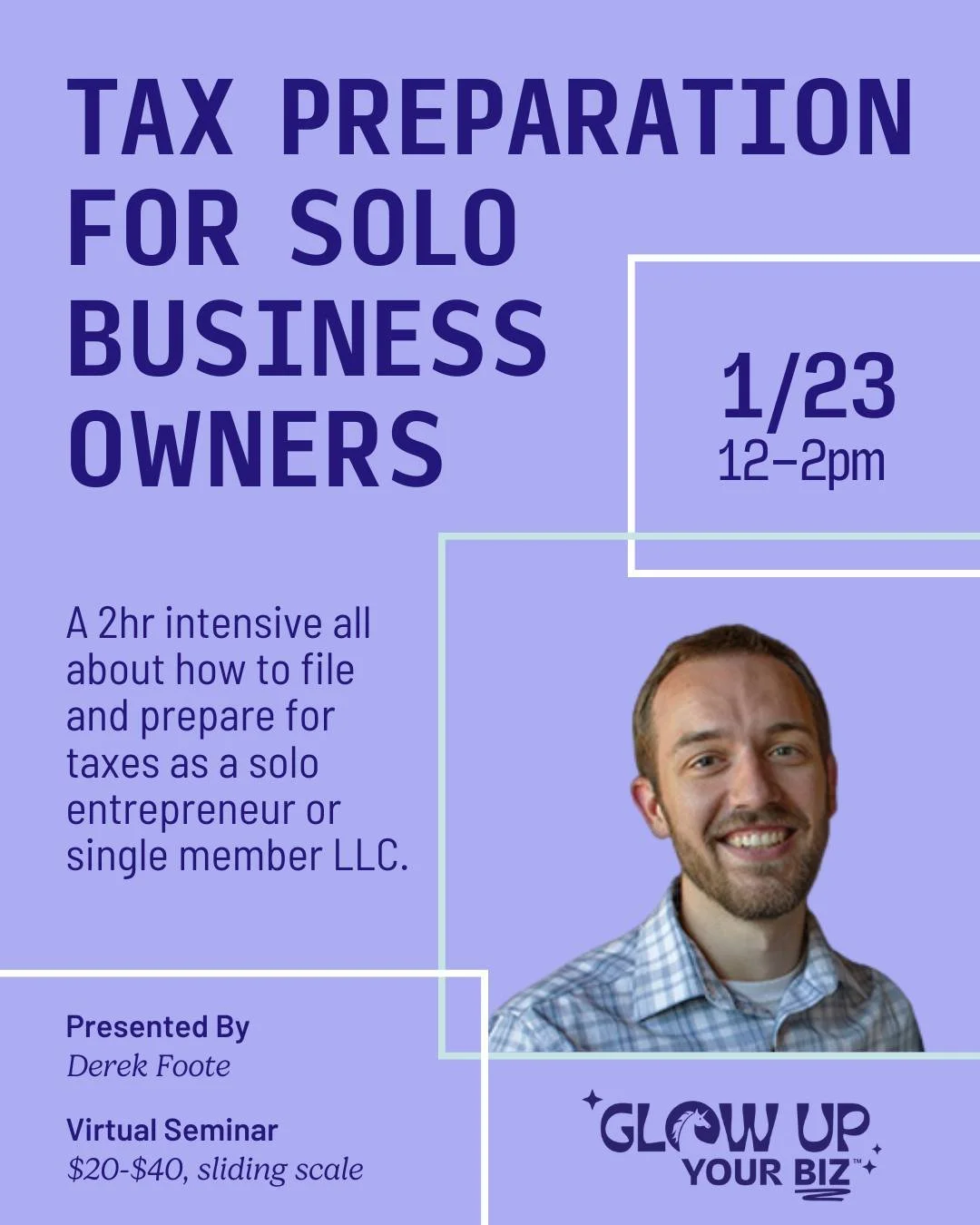 ⏰Last minute event reminder! Join tomorrow's seminar for entrepreneurs and single-member LLCs who want to understand how to prepare and file their business taxes. We&rsquo;ll break down the key information you need to get in order and walk through th