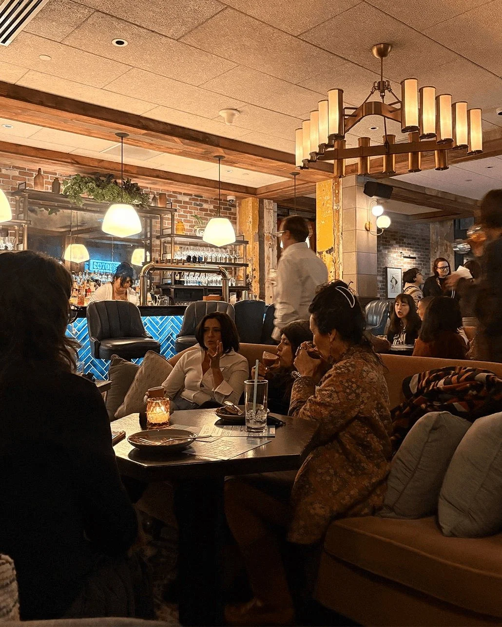 The happiest of hours was had at @pamanapdx, where we joined our community partners and clients for a fun and delicious gathering. We saw @onewithheart, @livelihoodnw, @obonpdx, @wapatoislandfarm, @trailblazingtails and @pulsewellnesscooperative, and