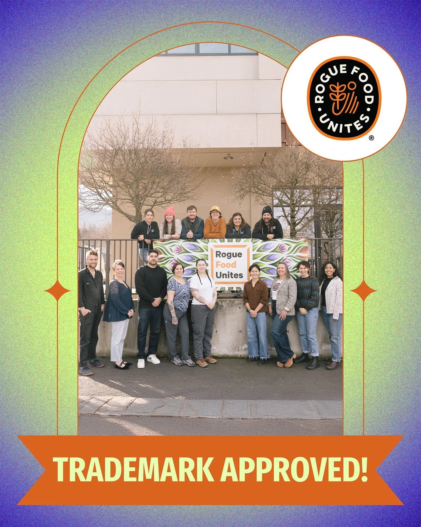 @roguefoodunites trademark was approved! 🎉 Rogue Food Unites is committed to healing individuals and communities during times of crisis by providing fresh, nutritious, and shelf-stable ingredients, assembled and delivered to our communities. They&rs