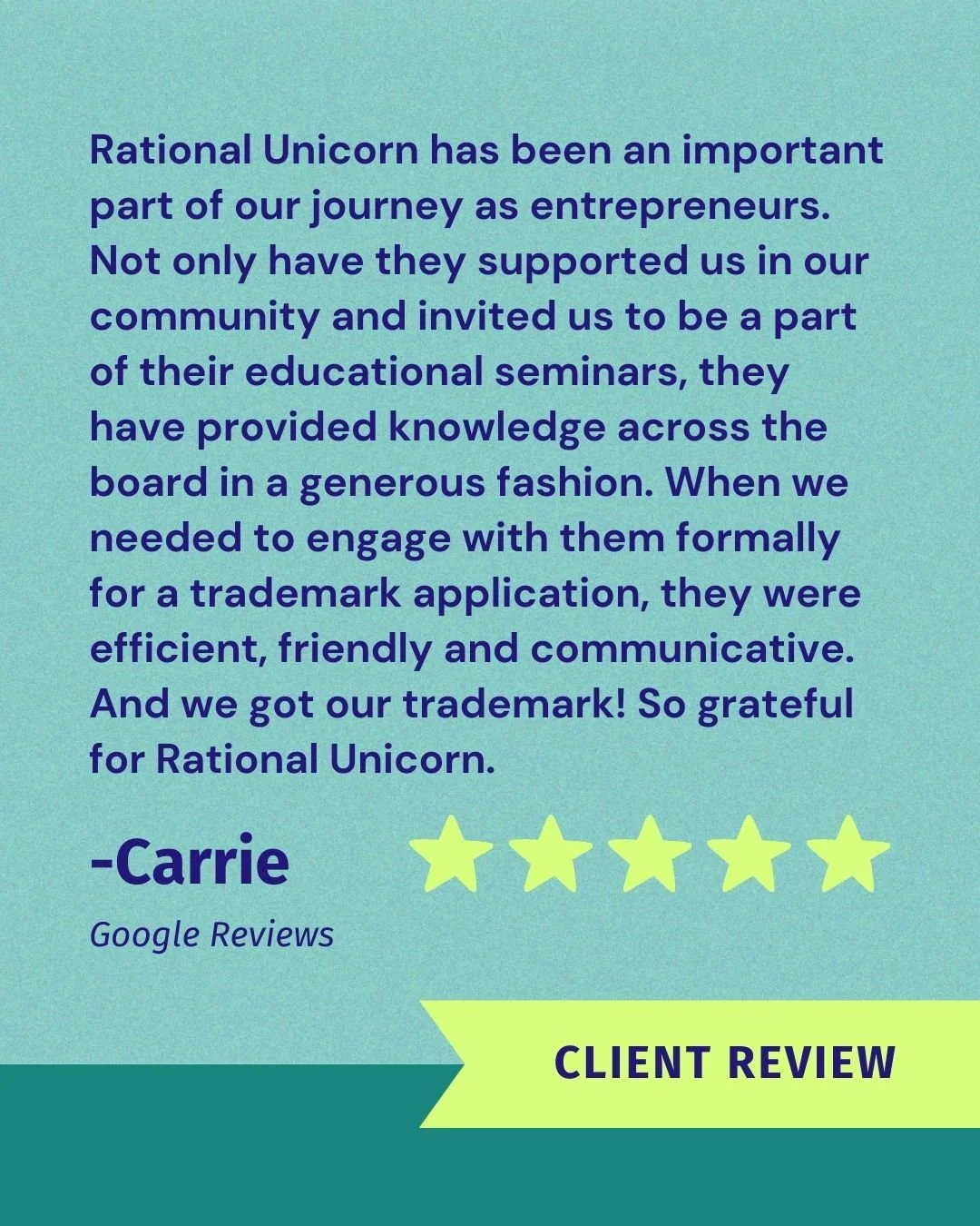 This is why we do what we do. 💛

From educational support to trademark application guidance, we&rsquo;re proud to help entrepreneurs protect what they&rsquo;re building. And when that journey ends with &ldquo;we got our trademark&rdquo;? Even better