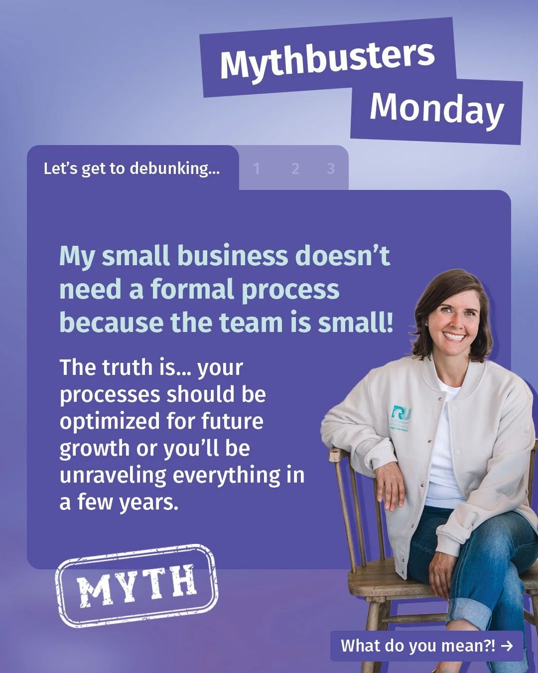 It's Mythbusters Monday, and on this Memorial Day, we're looking at the operational myths that keep founders stuck in the hustle phase longer than they need to be. Ultimately, no matter how small your business is, it should be able to run without you