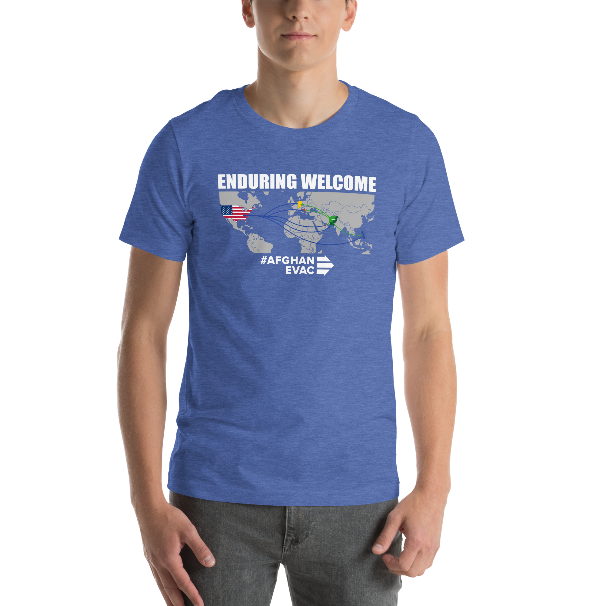 unisex-staple-t-shirt-heather-true-royal-front-687340b9c8bf1.png