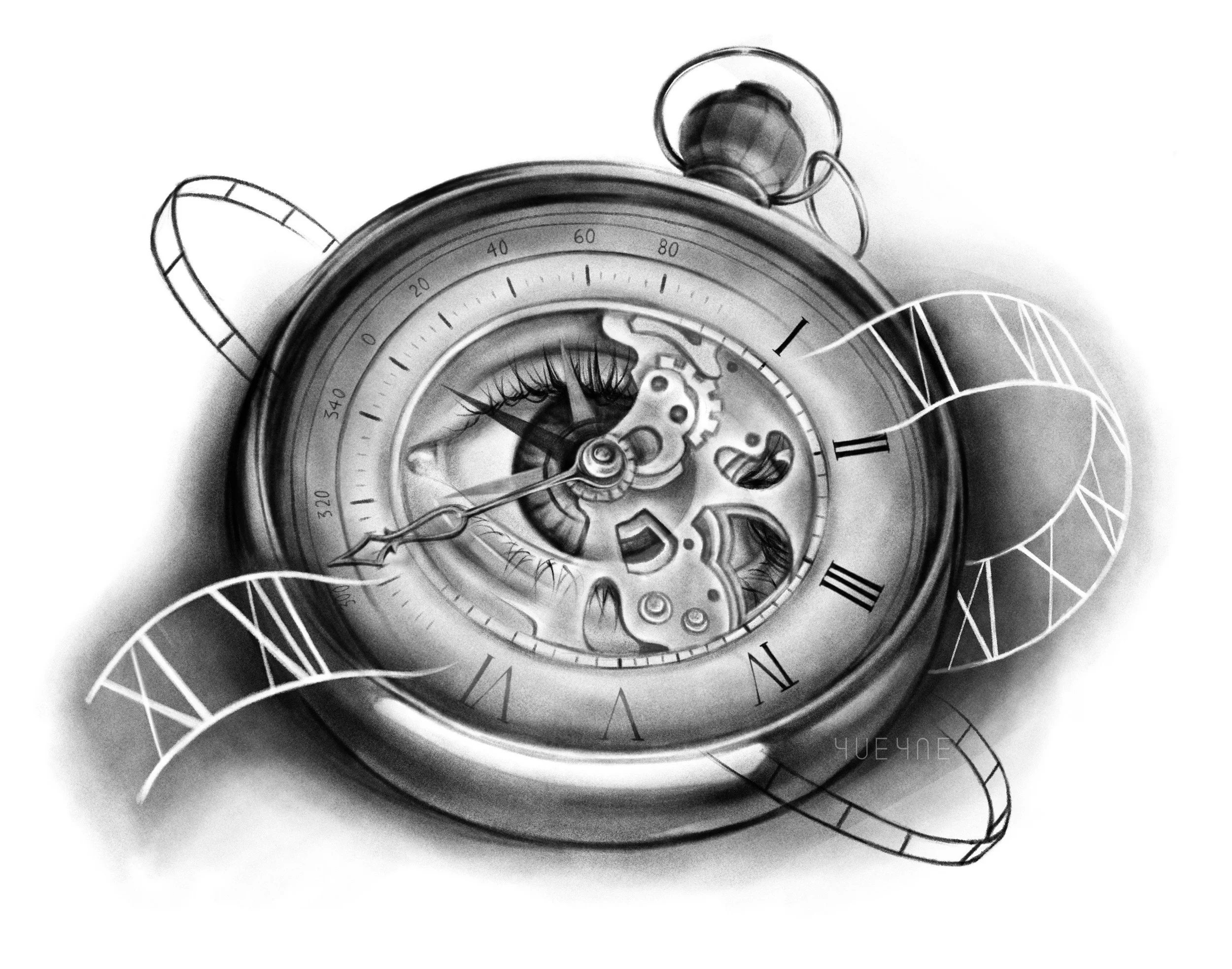 Tattoo Design, Digital work, 2020