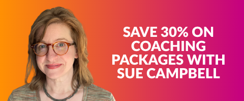Save 30% on coaching packages with Sue Campbell