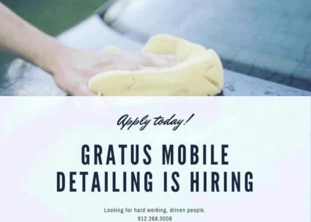 Once again we are looking to expand!

Call today to set up an interview in person. Must have a VALID drivers license and SHOW UP ON TIME. Pay starts at $13-$17 (plus tips). No experience necessary, will train on the spot.  912-268-0008 

****IMMEDIAT
