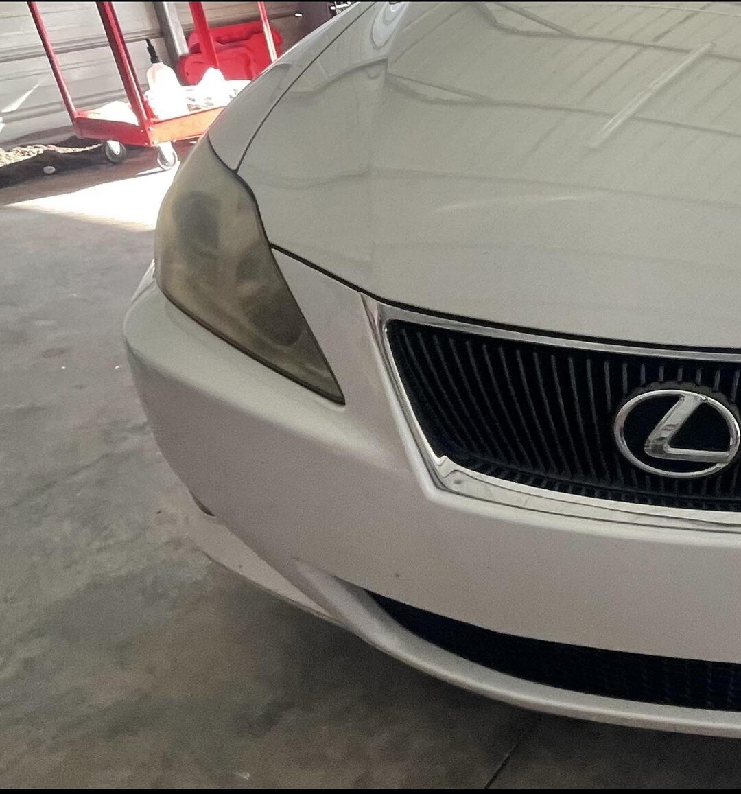 Having trouble seeing at night with cloudy damaged headlights from the harsh sun. Let Gratus do a full headlight restoration with added UV protectant to keep your lights looking new! Give us a call 912-268-0008. 

Lexus before/afters