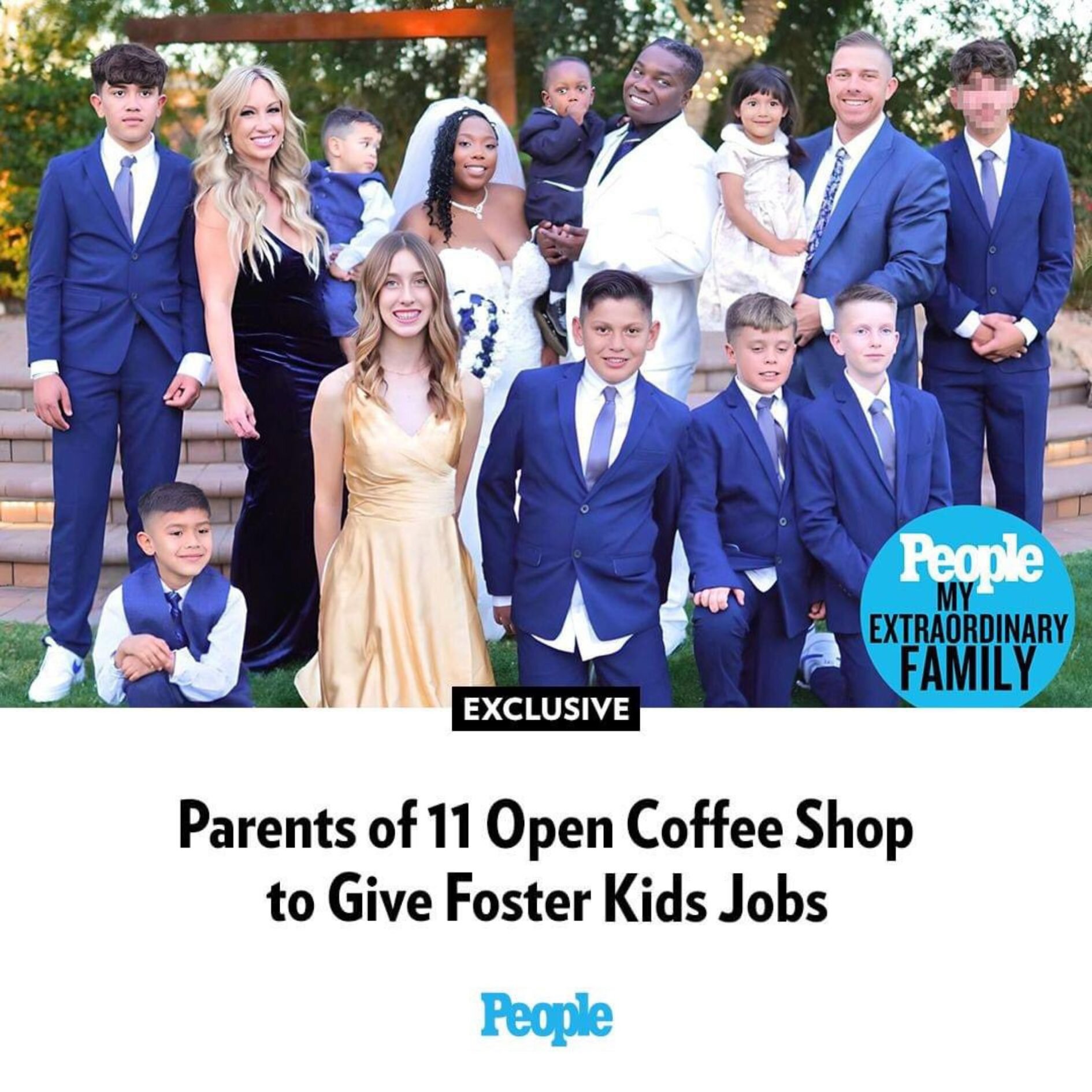 Arizona parents of 11 have a unique coffee shop that helps kids who are struggling as they age out of the foster care system.

Ryan and Sara Senters, who adopted nine of their children, created the restaurant and coffee shop, Hānai, in 2022, years af