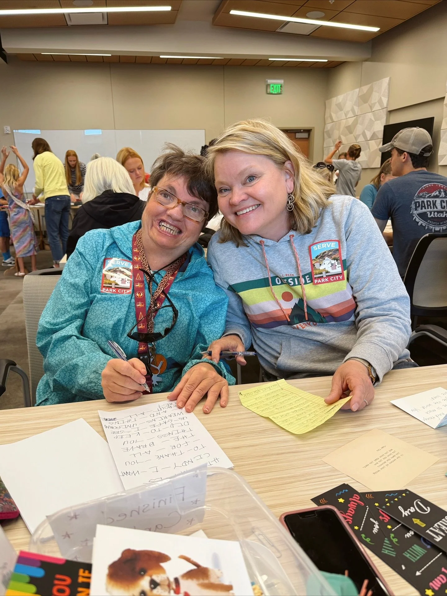 Kindness showed up in so many forms in Park City, Utah! 💌

Recently, at an event attended by one of our Dream Makers, community members of all ages came together to write cards for youth who have aged out of foster care &mdash; and the turnout was i