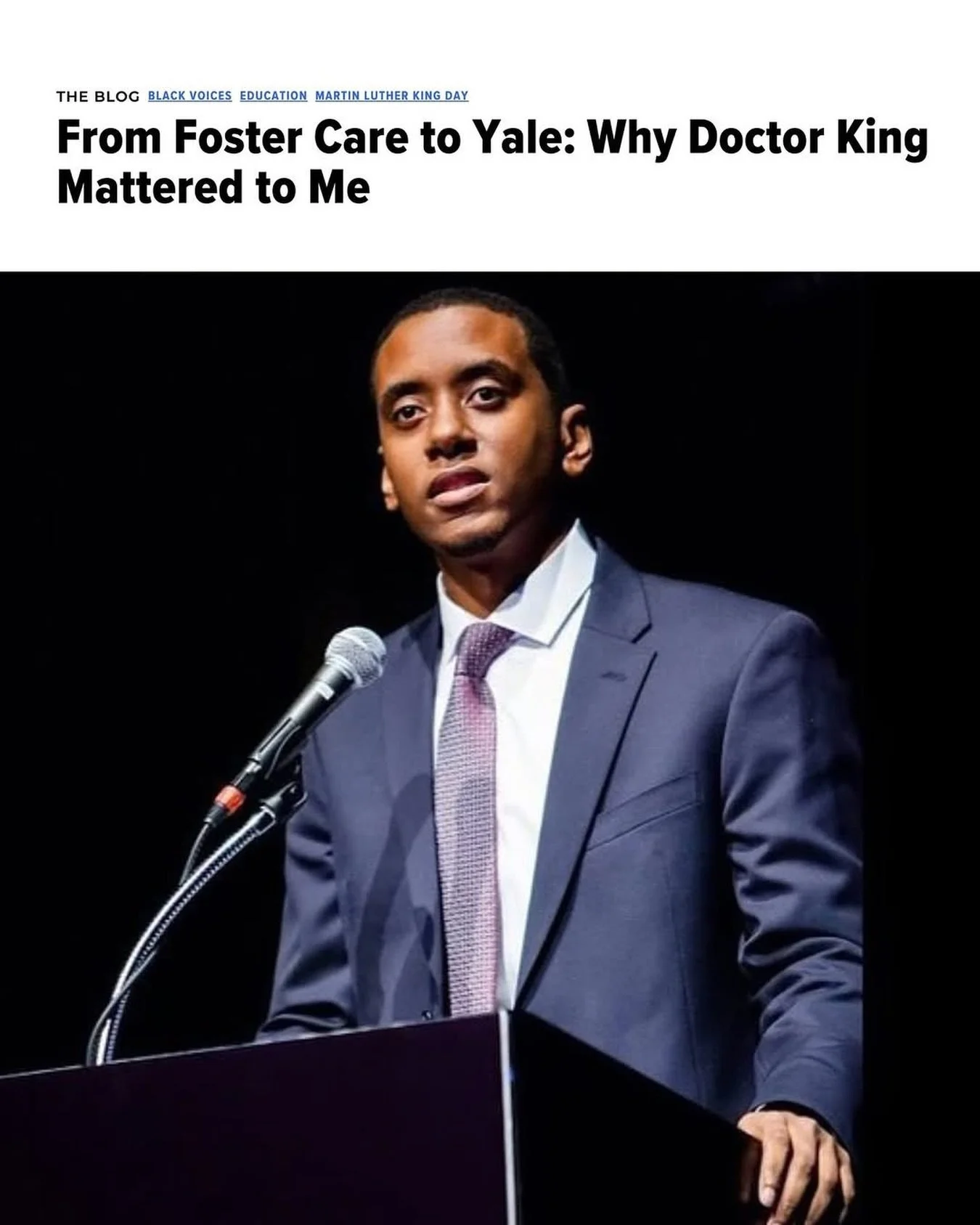 &ldquo;From age five to 17, I spent approximately 4,000 days in the Chicago foster care system. I lived in over a dozen different homes, many of them before I started high school. Although there were so many families whose kindness saved my life and 
