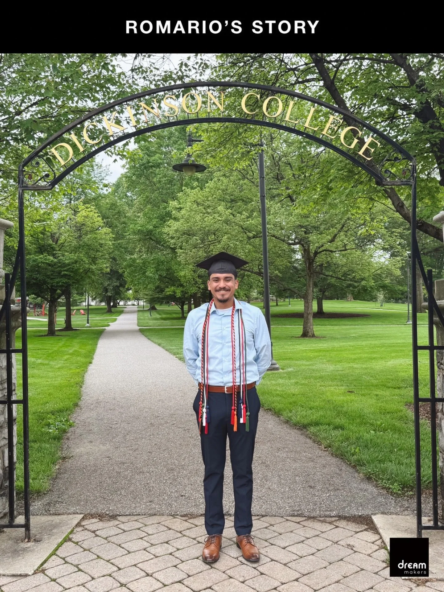 Romario entered foster care at just six years old and aged out at eighteen without family support, guidance, or a roadmap for what came next.

Suddenly, he was responsible for everything on his own. Housing. College applications. Financial aid. Menta