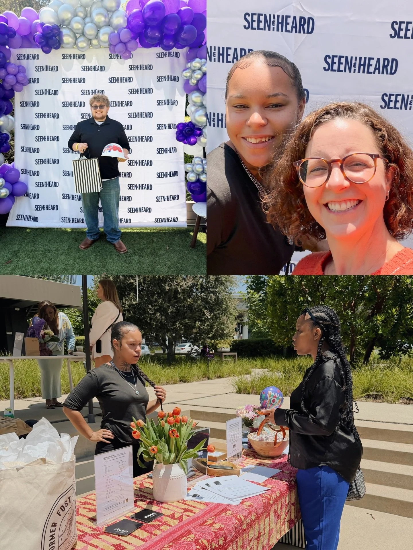 We were honored to partner with @seenandheardla this past weekend as they celebrated the graduation of their Spring cohort, an incredible group of resilient, talented young people working toward brighter futures. 🎓

During their resource reception, 