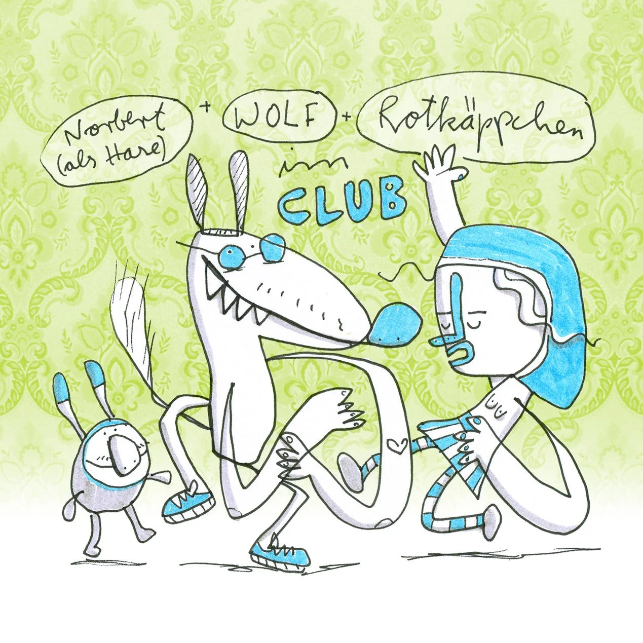 Rotkäppchen und der Wolf im Club