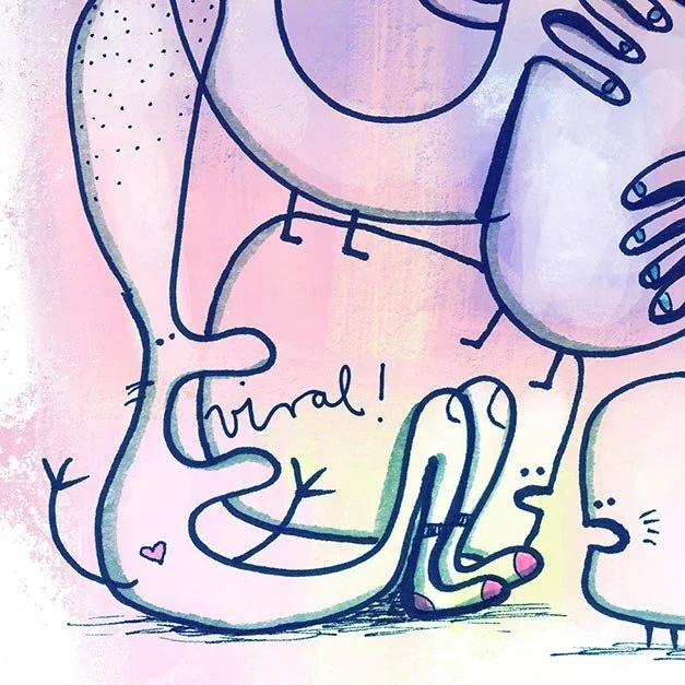 Eine Gesellschaft geht viral