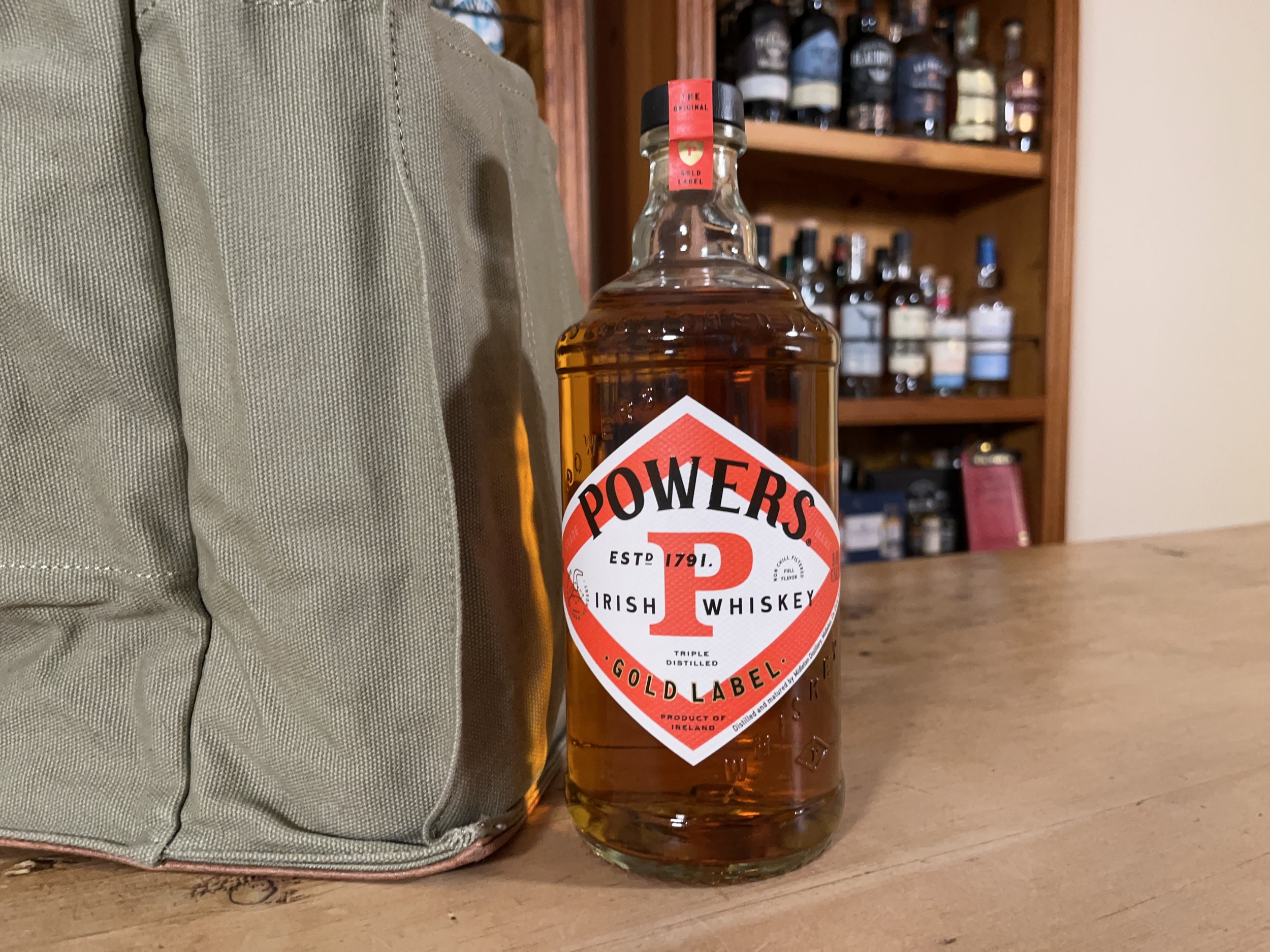 Powers Gold label Irish Whiskey