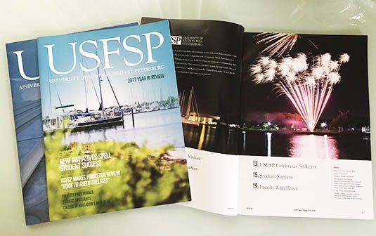 USFSP magazines and year in review