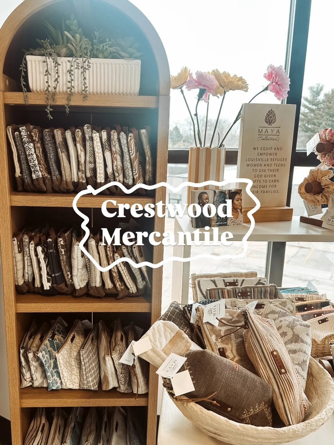 We are so excited to announce our space at @crestwoodmercantile! 

We are so grateful God opened this door for us to continue supporting our artisans and offer more ways to shop our products in areas around the city. 

We have loved the space @crestw