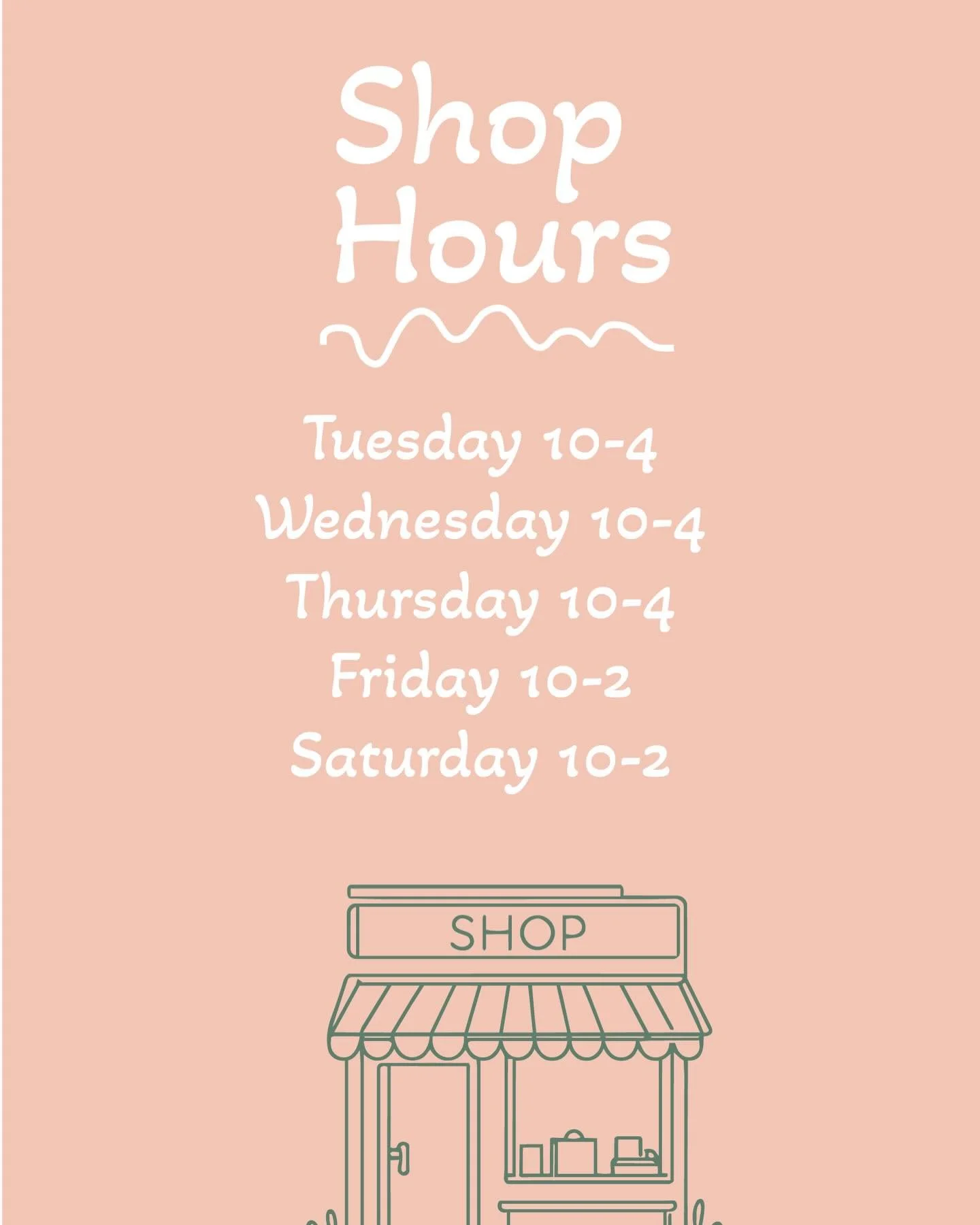 NOW OPEN FRIDAYS!! 🎉 

We have extended our shop hours and will have these same normal hours all through the derby festival weeks ahead! 🐎