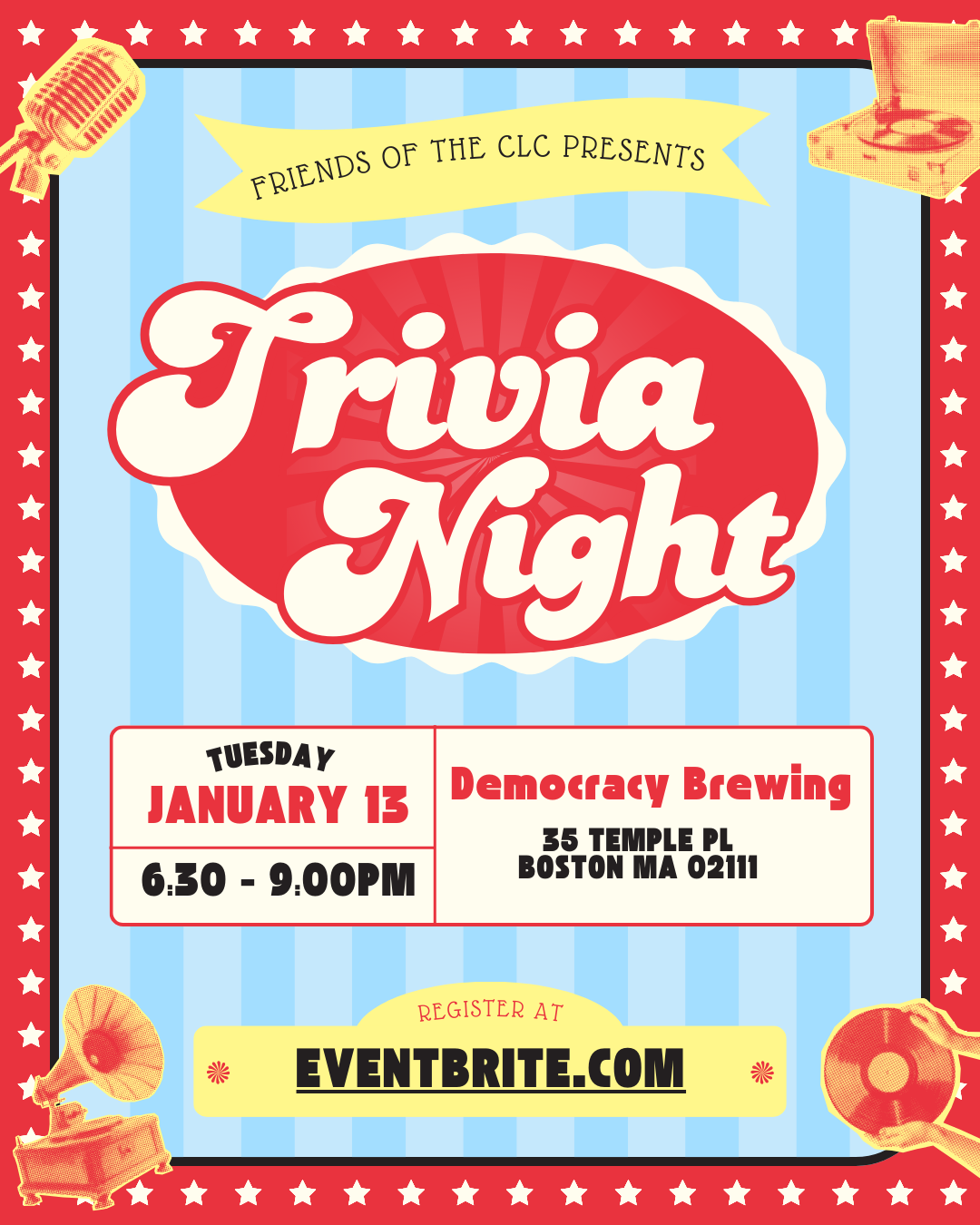Trivia Night with the Friends of the CLC