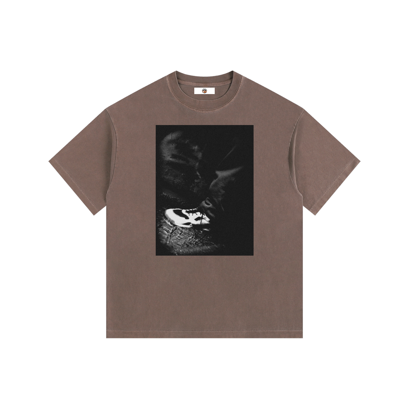 PROVOKE #4 Vintage Washed Oversized Cotton T-Shirt