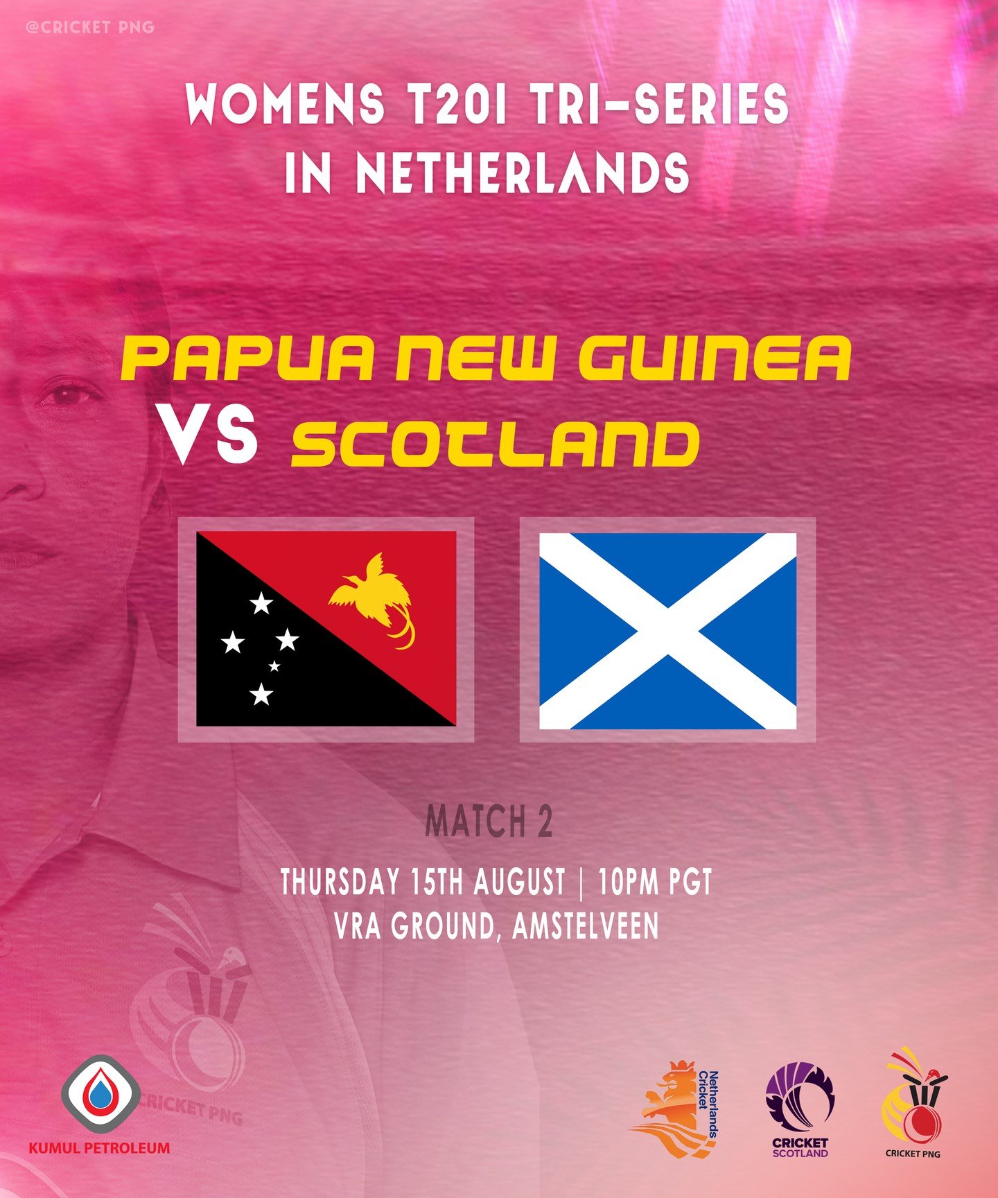 🌟 The PNG Lewas are set to clash with the Scotland women's team in another thrilling T20 match at VRA Round.

🔥 Stay tuned for more updates! 📣

#Cricket #T20 #PNGLewas #ScotlandCricket #CricketFans #GameOn #StayTuned