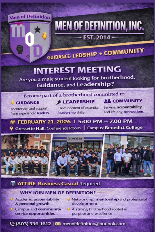 Benedict College Interest Meeting