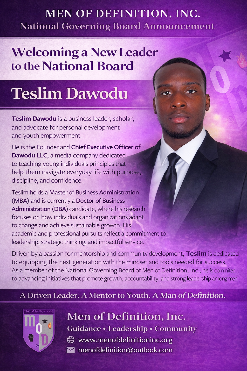 Mr. Teslim Dawodu (Board Member)