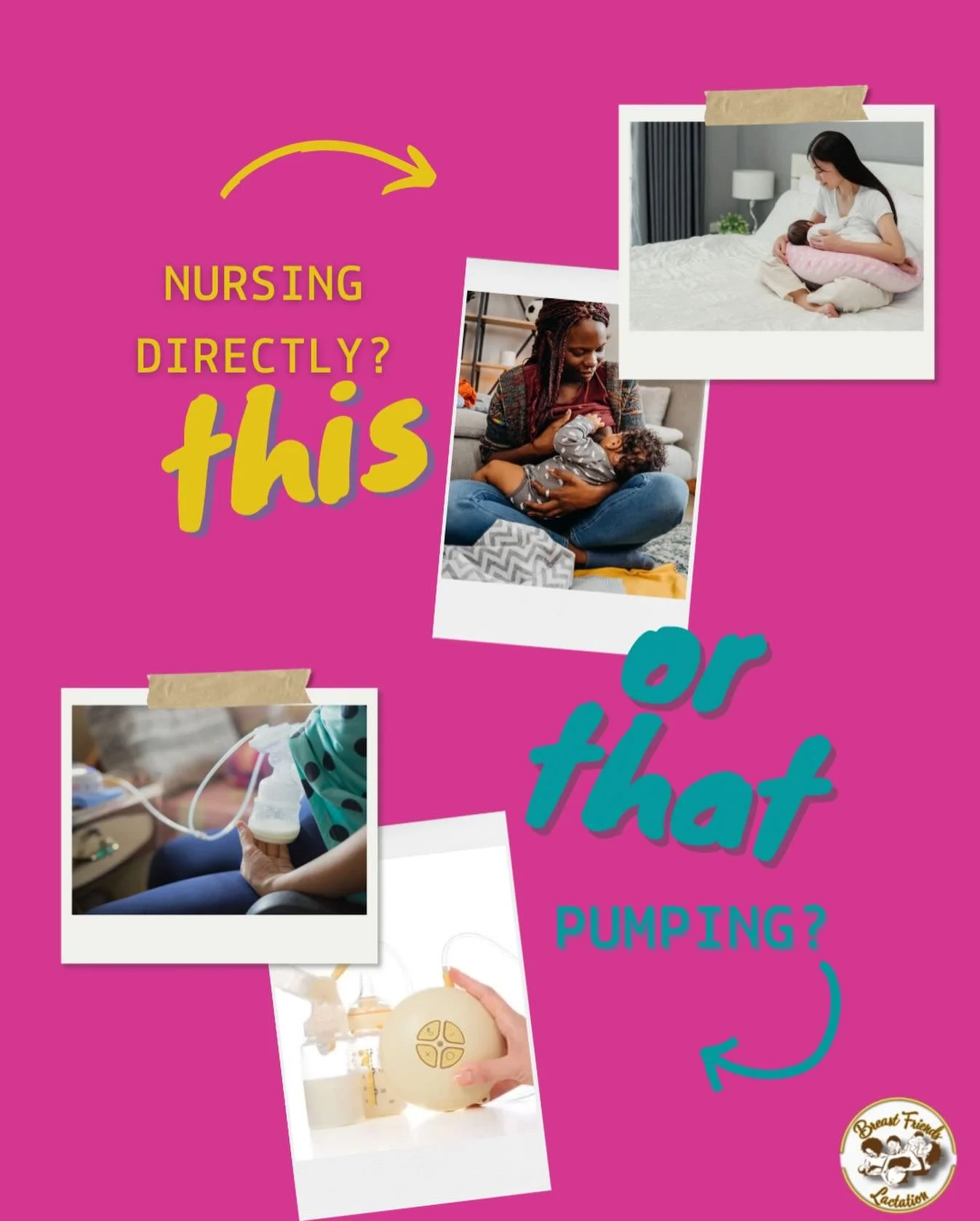 There&rsquo;s often confusion around this, so let&rsquo;s clear it up 💭
Whether you&rsquo;re nursing directly at the breast or pumping and feeding expressed milk&mdash;both are breastfeeding. 🍼✨
Breastfeeding is about how your baby receives human m