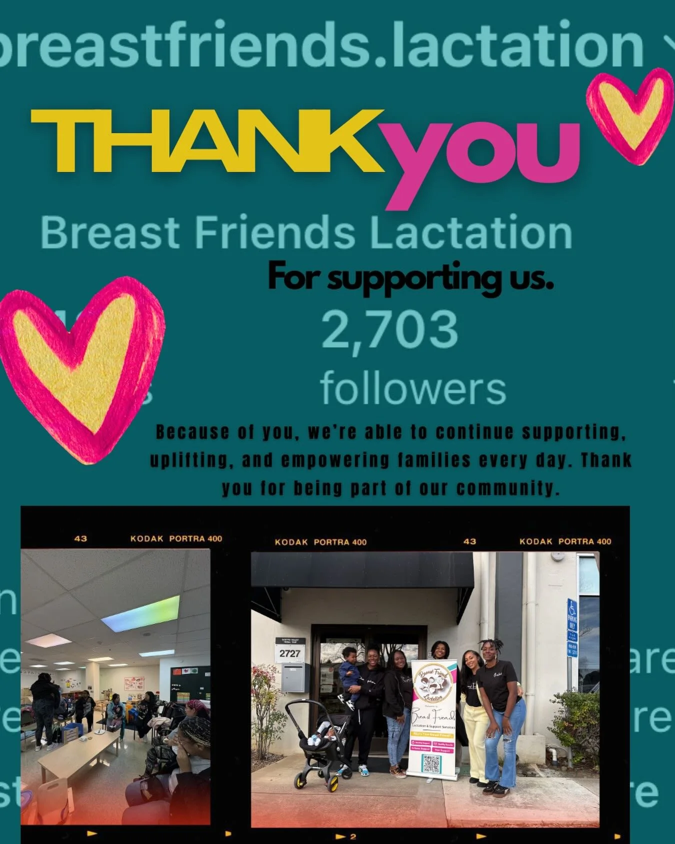 2,700 strong 💛
Thank you for being here, for sharing, and for helping us support more families. Keep spreading the love ✨