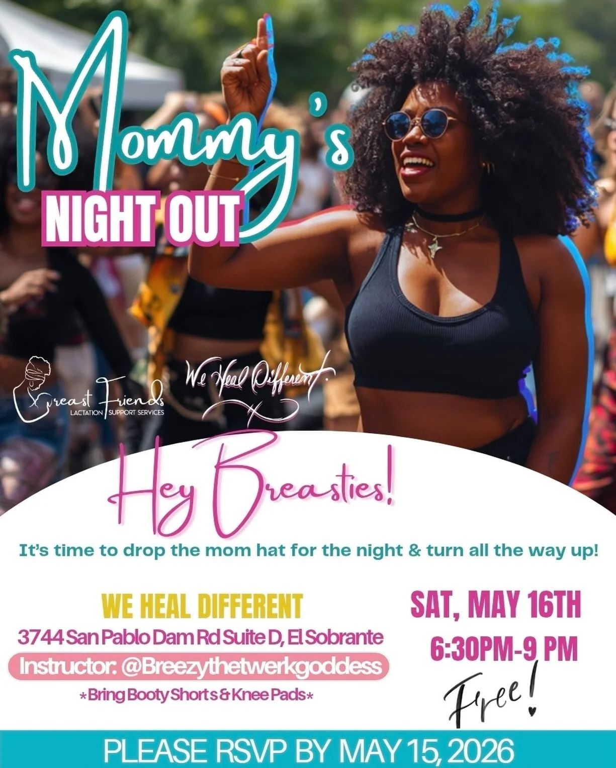 Mamas&hellip; it&rsquo;s your turn. 💃🏾✨
For one night, we&rsquo;re trading diaper bags for good vibes, movement, laughter, and sisterhood. Join us for Mommy&rsquo;s Night Out&mdash;a space to reconnect with you, unwind, and heal in community. 🤎

C