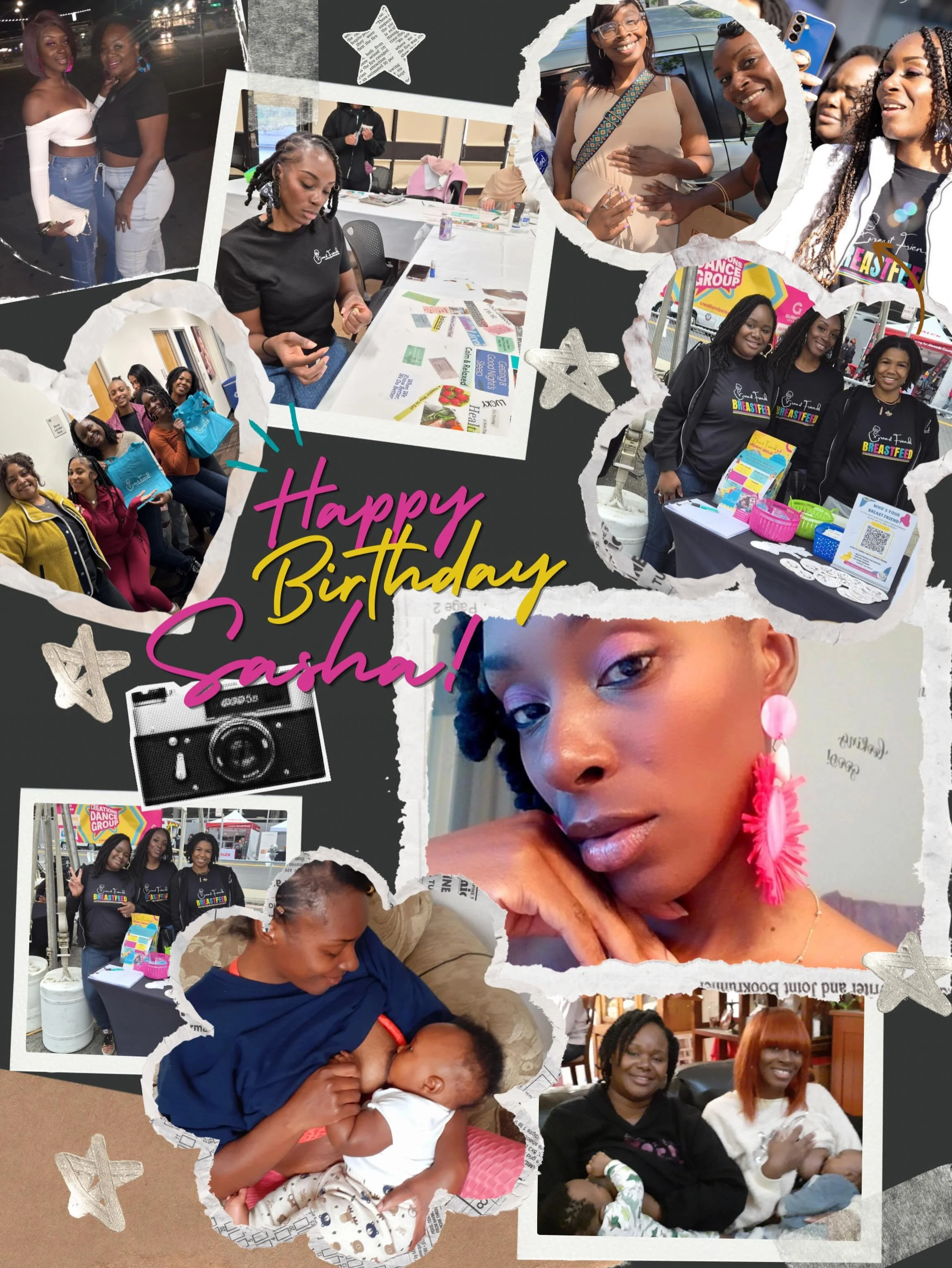 Happy Birthday, Sasha! 🎉💖 @diamondpearlz2 

Today we celebrate an amazing peer counselor, group facilitator, mother, daughter, sister, and BreastFriend. Your compassion, dedication, and commitment to supporting families and uplifting your community