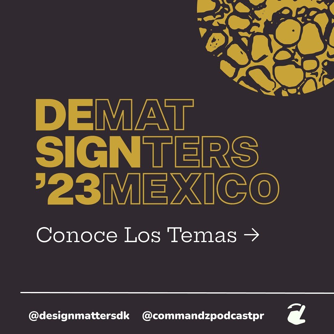 Sorpresa mi gente, Command Z estar&aacute; por M&eacute;xico este 2023 junto a la gente linda de @designmattersdk . Es una conferencia de dise&ntilde;o digital enfocada en dise&ntilde;o responsable. Si te encuentras en M&eacute;xico o quieres ser par