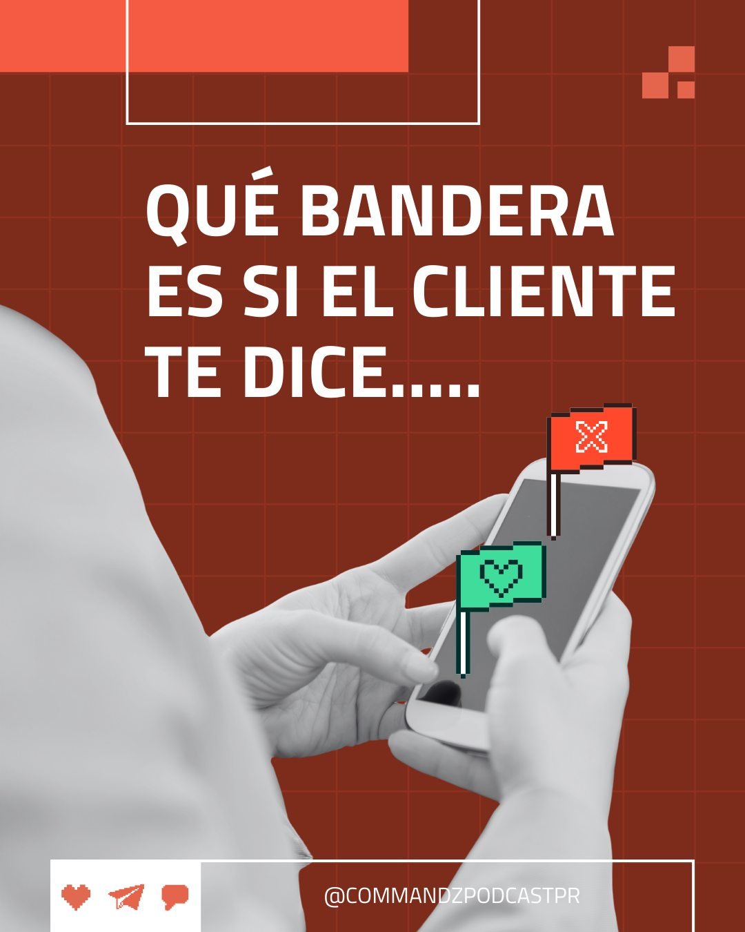 San Valent&iacute;n es para elegir bien en el amor y en los clientes tambi&eacute;n. &iquest;Alguna vez te han dicho estas frases? No todo es romance; a veces son banderitas rojas de una relaci&oacute;n t&oacute;xica.

Ahora dime en los comentarios: 