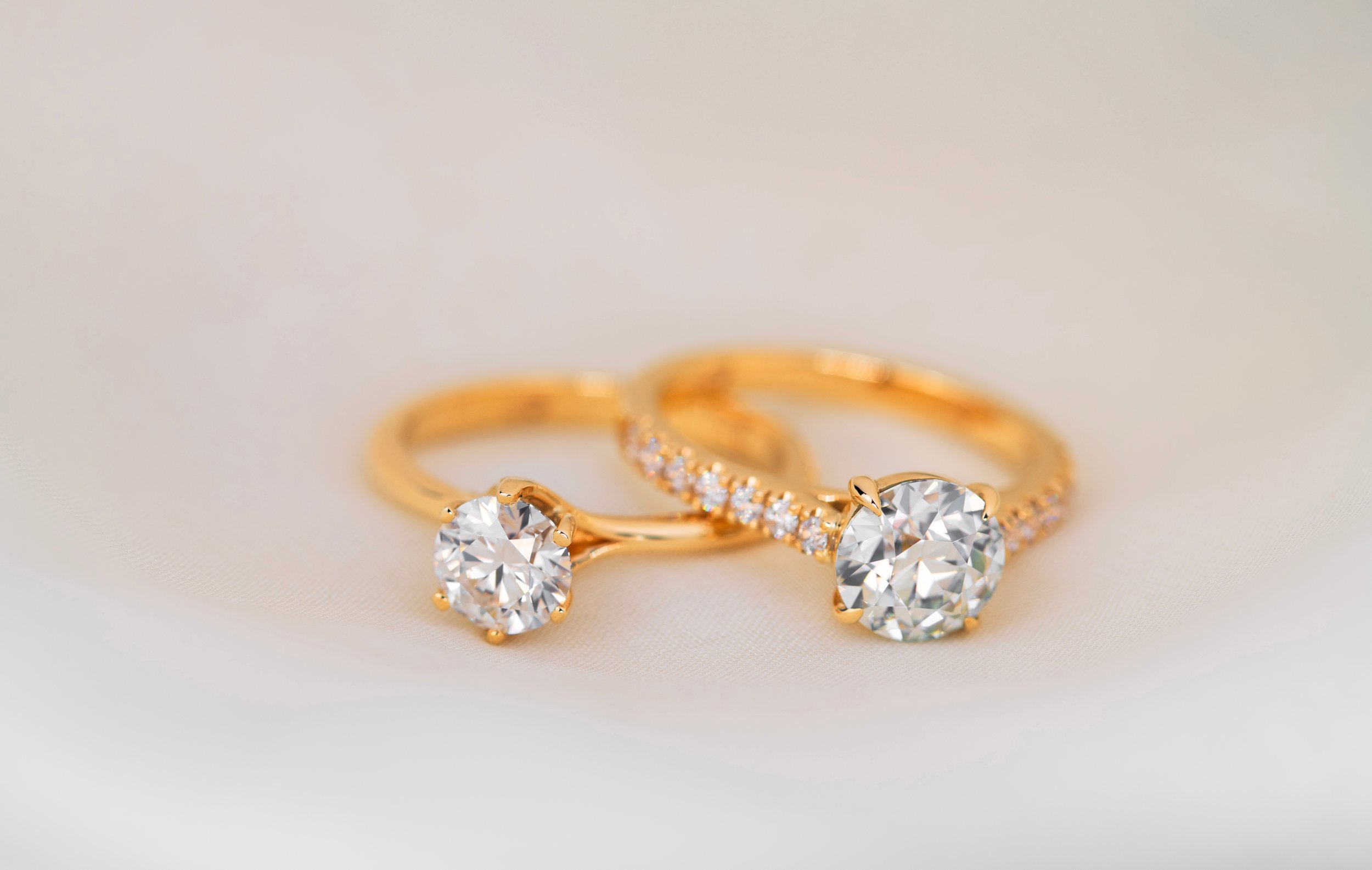 two gold travel rings