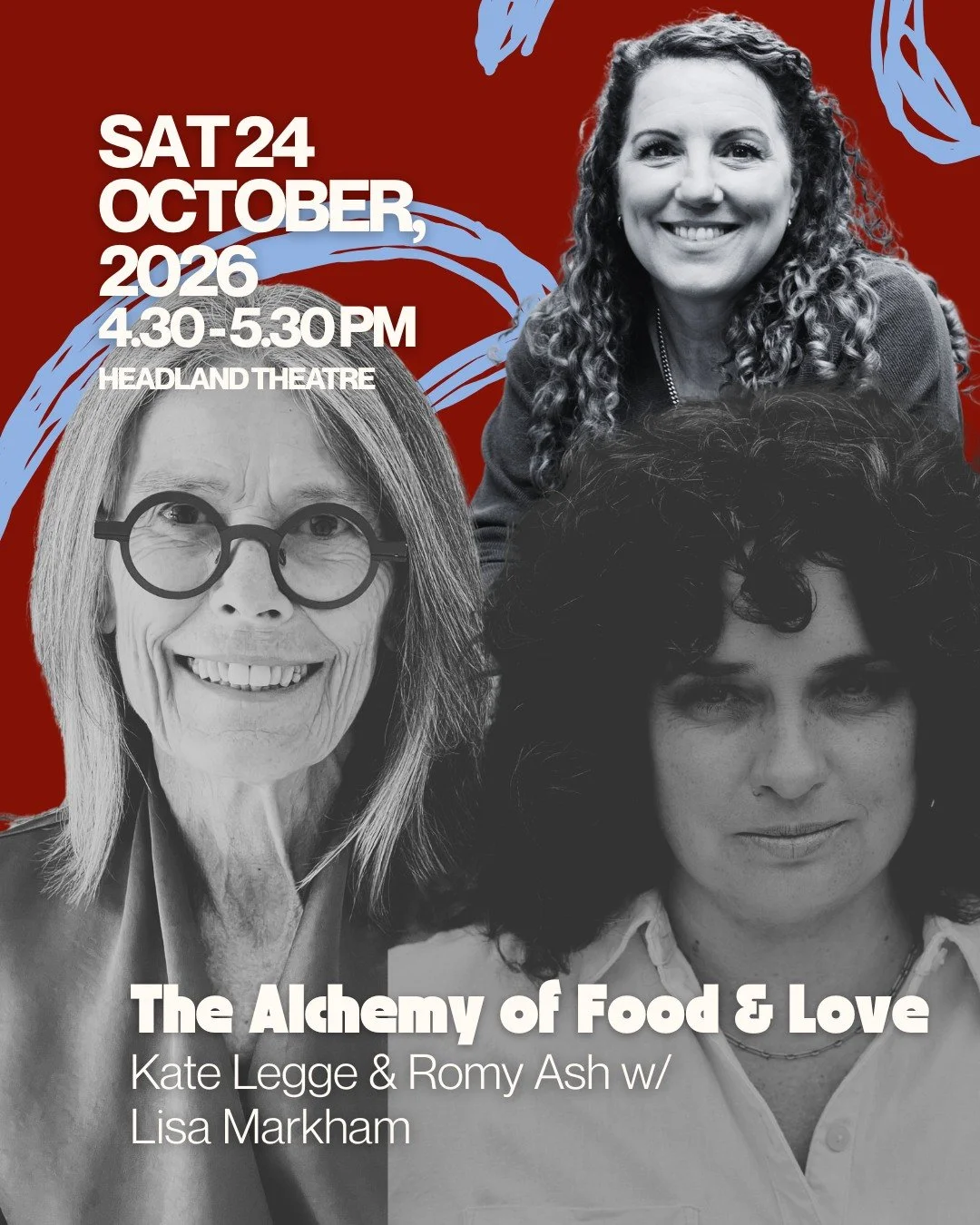 Some of our most treasured memories begin around a table.

Food can connect us to family, friendship and the familiar &mdash; but it can also take us somewhere unexpected.

Romy Ash and Kate Legge join Lisa Markham for a delectable conversation spann