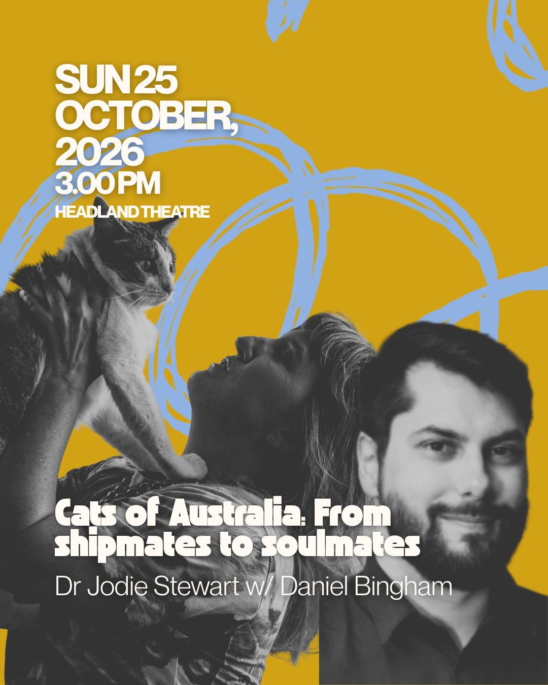 Loved, loathed, celebrated and blamed: the curious history of cats in Australia. 🐈

Since the arrival of the First Fleet, cats have occupied a complicated place in Australian life.

Join Australia&rsquo;s only cat historian, Dr Jodie Stewart, in con